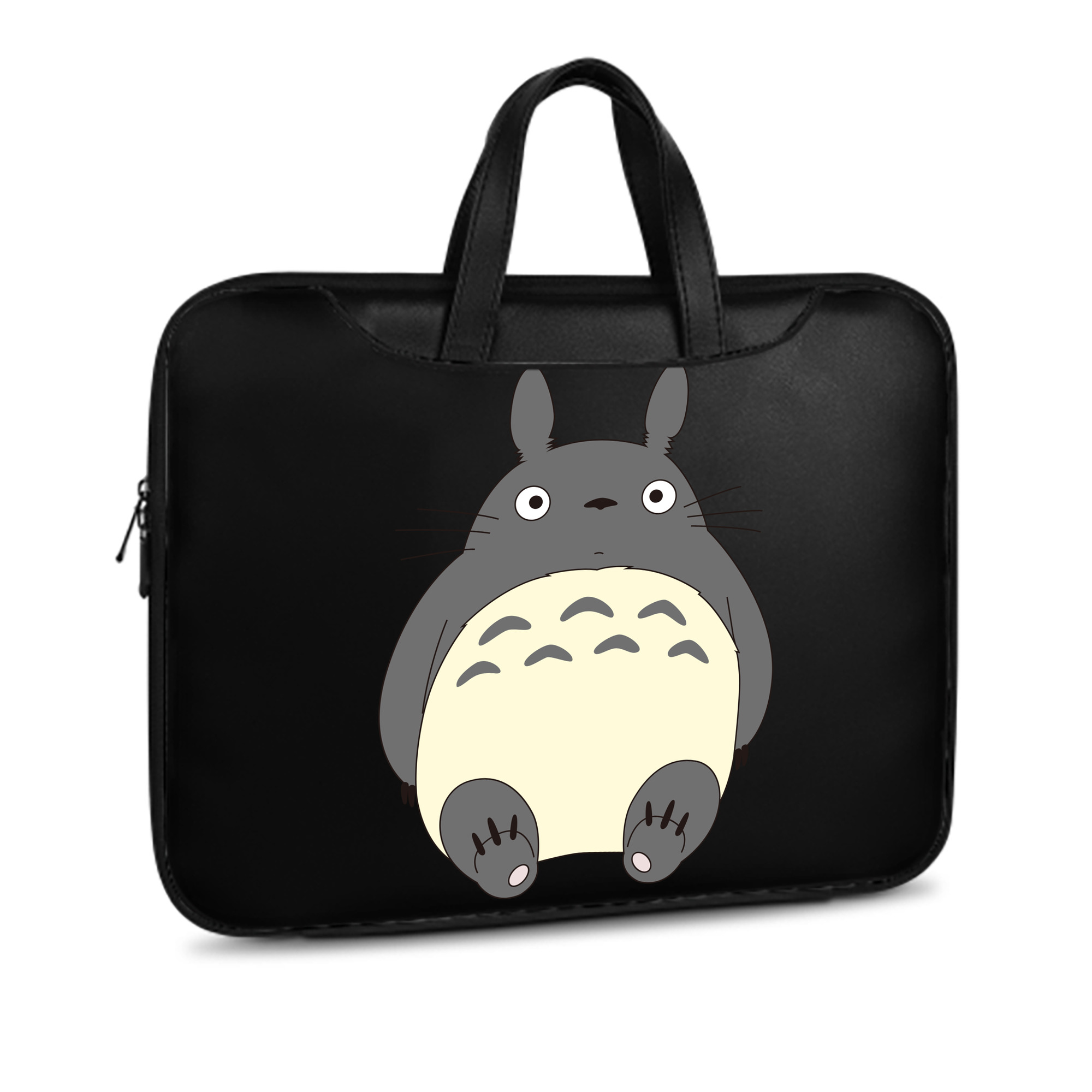 （画像用） となりのトトロ 草壁メイ 草壁サツキ My Neighbor Totoro Satsuki Kusakabe Mei Kusakabe レザーラップトップバッグ　ノートパソコンケース