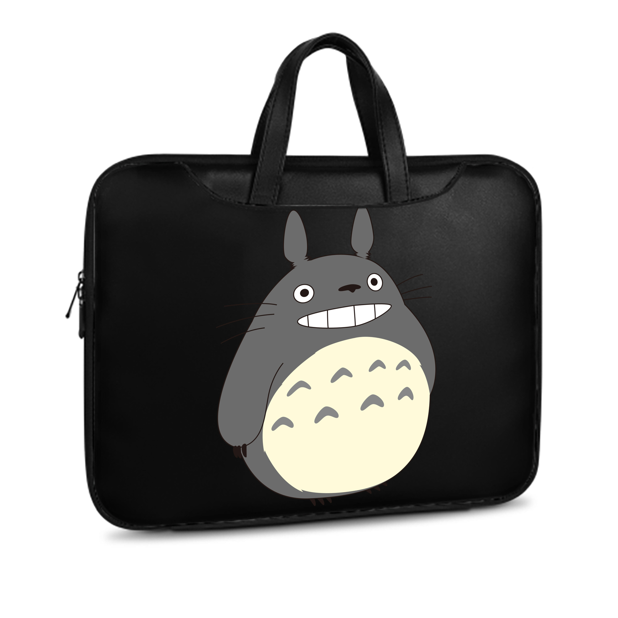 （画像用） となりのトトロ 草壁メイ 草壁サツキ My Neighbor Totoro Satsuki Kusakabe Mei Kusakabe レザーラップトップバッグ　ノートパソコンケース