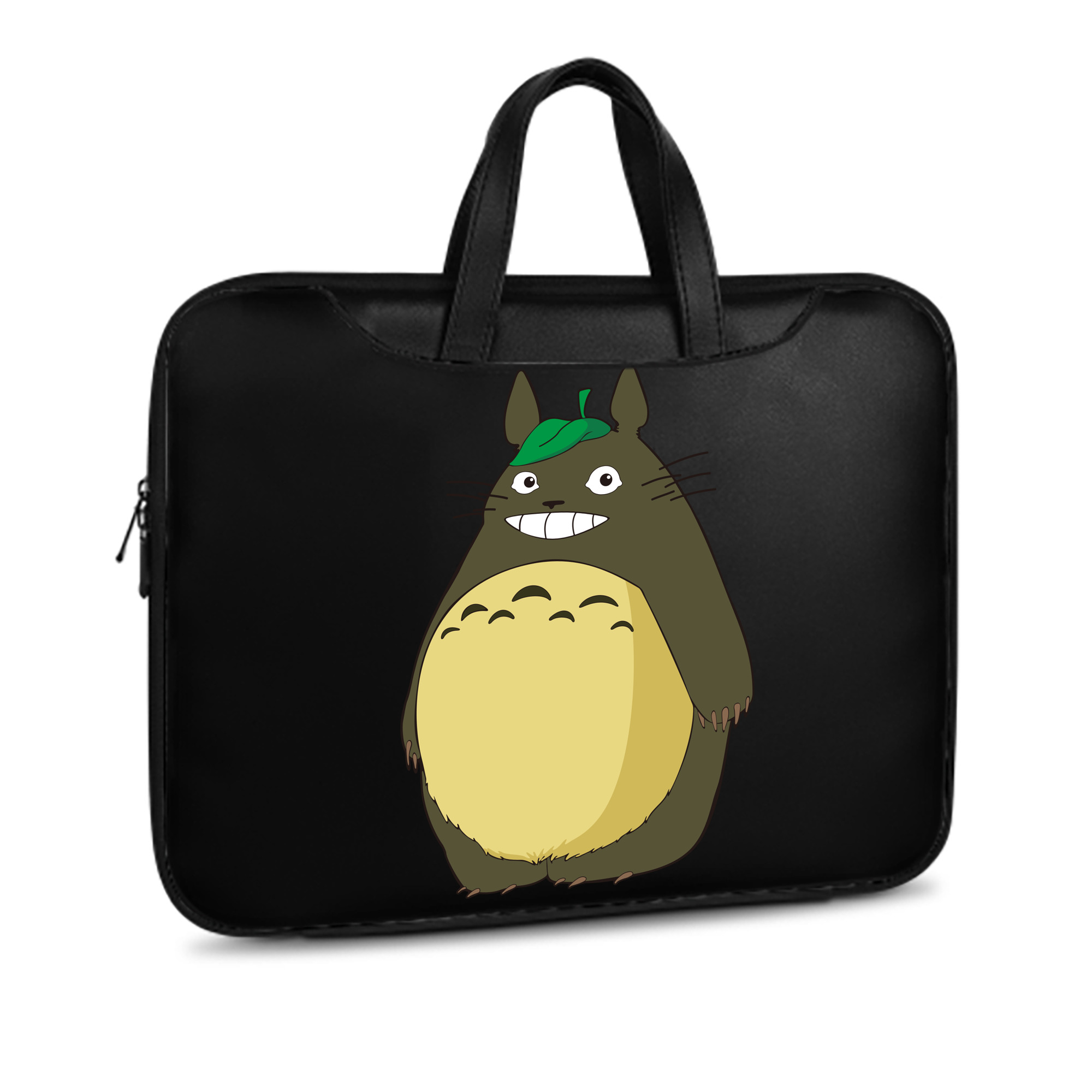 （画像用） となりのトトロ 草壁メイ 草壁サツキ My Neighbor Totoro Satsuki Kusakabe Mei Kusakabe レザーラップトップバッグ　ノートパソコンケース