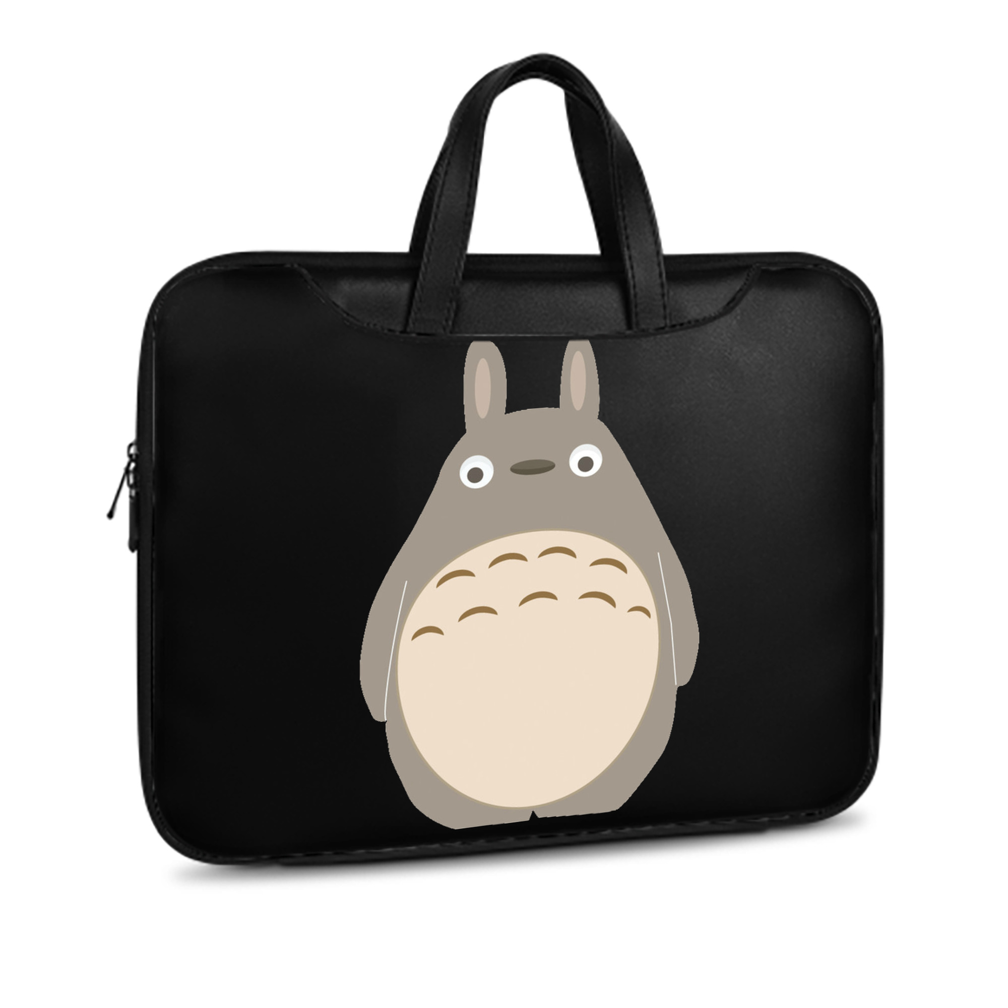 （画像用） となりのトトロ 草壁メイ 草壁サツキ My Neighbor Totoro Satsuki Kusakabe Mei Kusakabe レザーラップトップバッグ　ノートパソコンケース