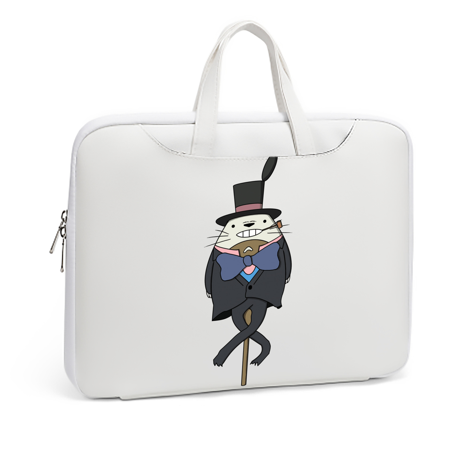 （画像用） となりのトトロ 草壁メイ 草壁サツキ My Neighbor Totoro Satsuki Kusakabe Mei Kusakabe レザーラップトップバッグ　ノートパソコンケース