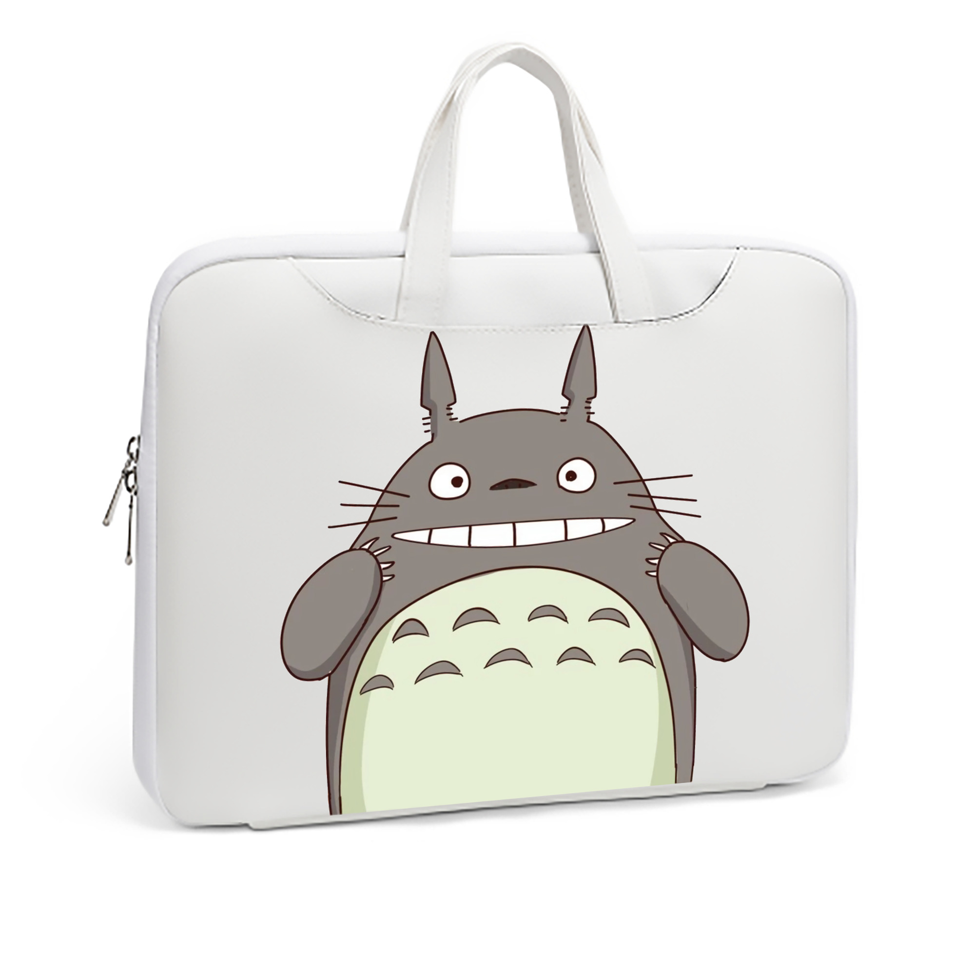 （画像用） となりのトトロ 草壁メイ 草壁サツキ My Neighbor Totoro Satsuki Kusakabe Mei Kusakabe レザーラップトップバッグ　ノートパソコンケース