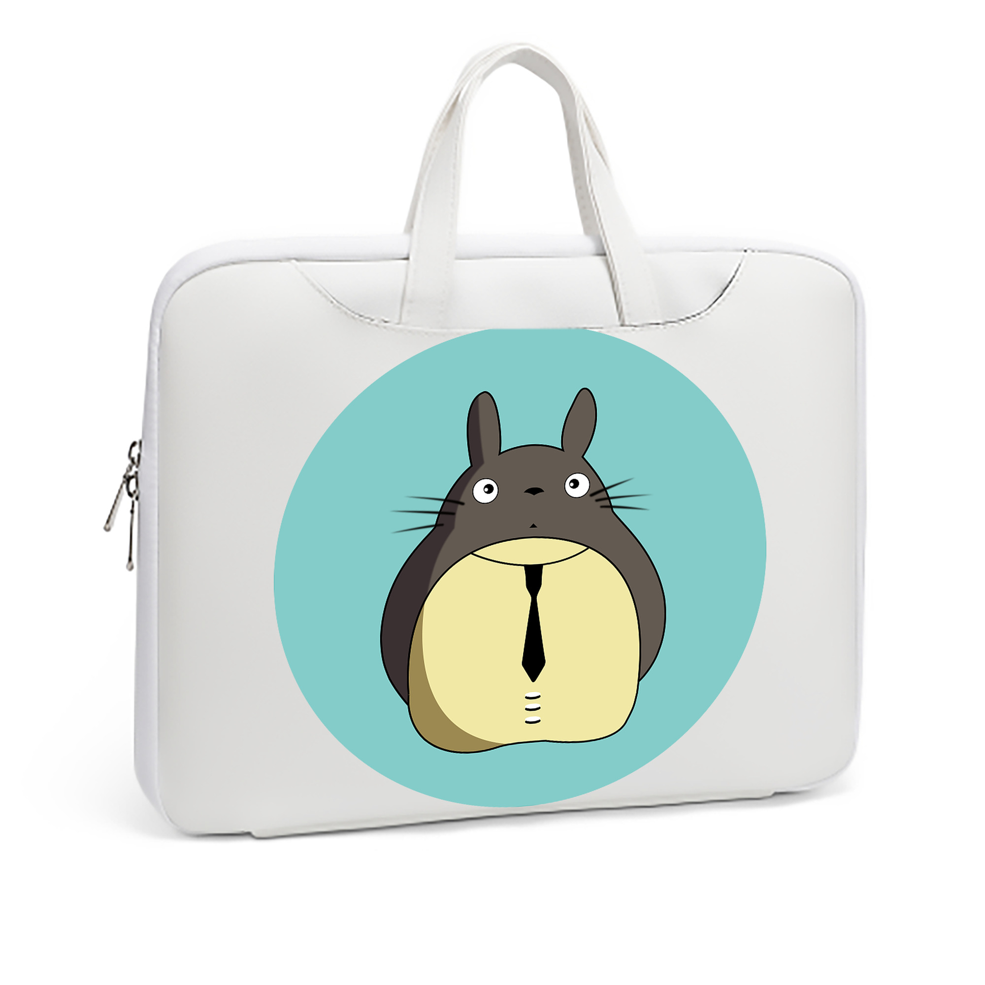 （画像用） となりのトトロ 草壁メイ 草壁サツキ My Neighbor Totoro Satsuki Kusakabe Mei Kusakabe レザーラップトップバッグ　ノートパソコンケース