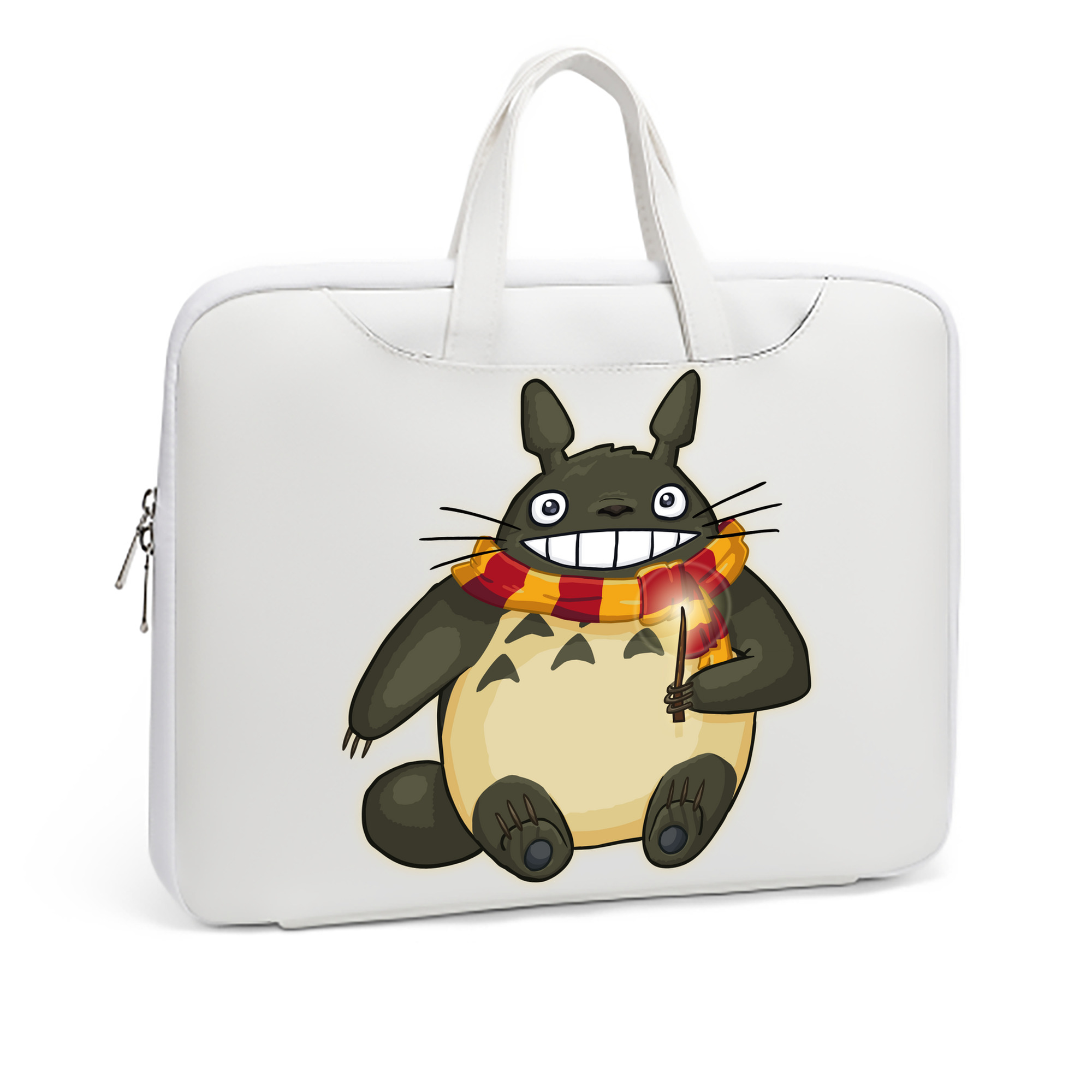 （画像用） となりのトトロ 草壁メイ 草壁サツキ My Neighbor Totoro Satsuki Kusakabe Mei Kusakabe レザーラップトップバッグ　ノートパソコンケース