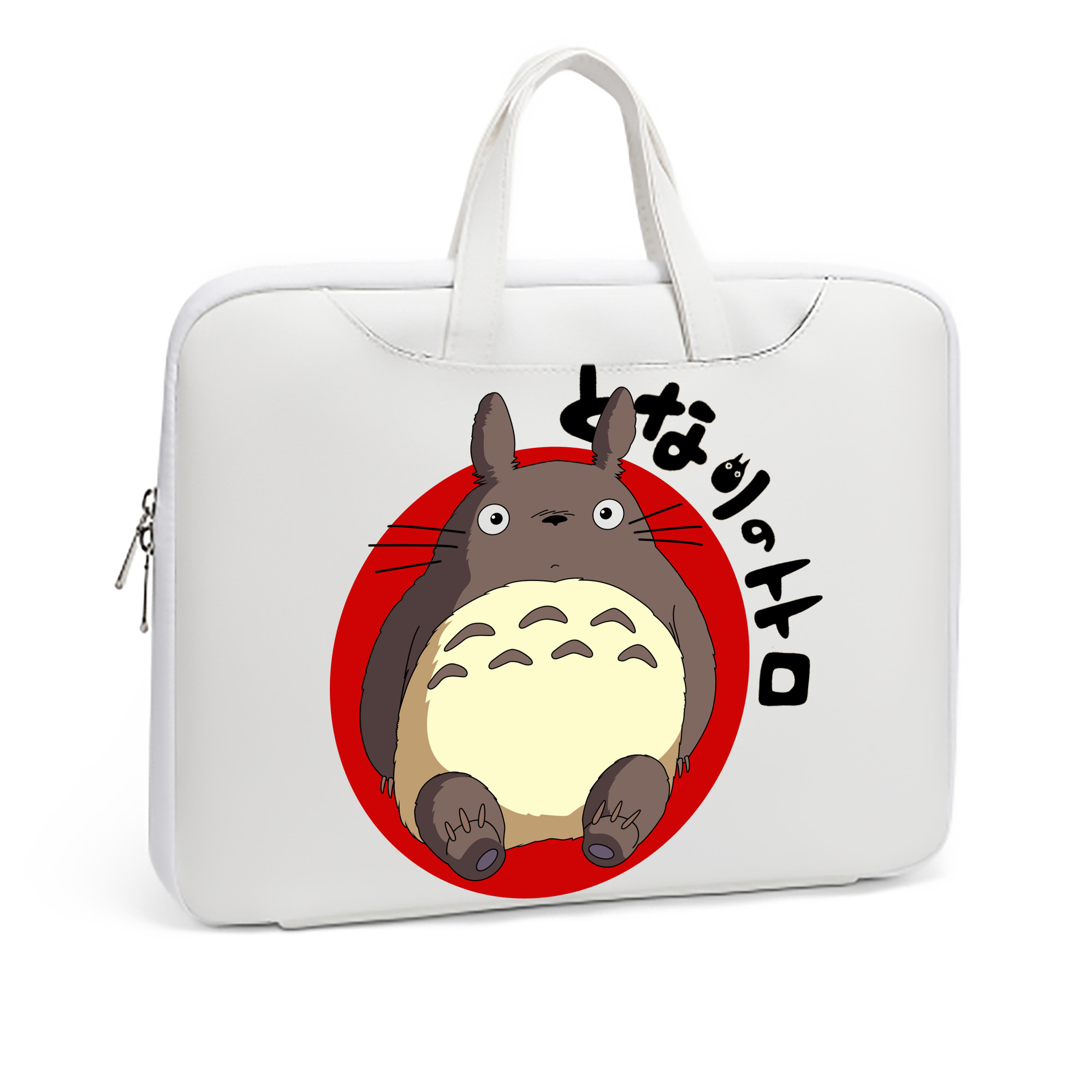 （画像用） となりのトトロ 草壁メイ 草壁サツキ My Neighbor Totoro Satsuki Kusakabe Mei Kusakabe レザーラップトップバッグ　ノートパソコンケース