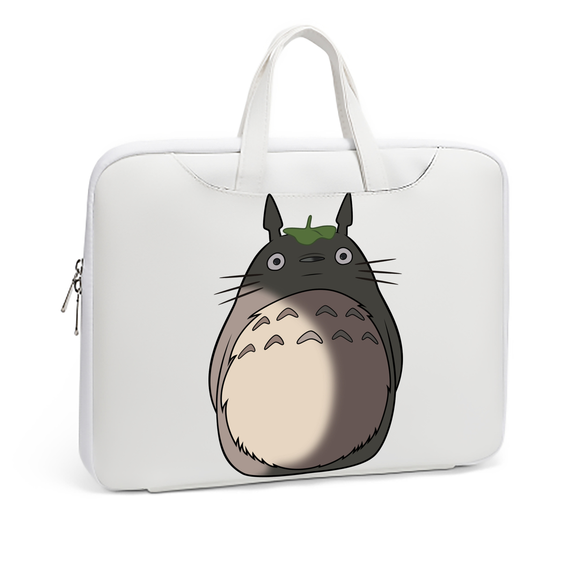 （画像用） となりのトトロ 草壁メイ 草壁サツキ My Neighbor Totoro Satsuki Kusakabe Mei Kusakabe レザーラップトップバッグ　ノートパソコンケース