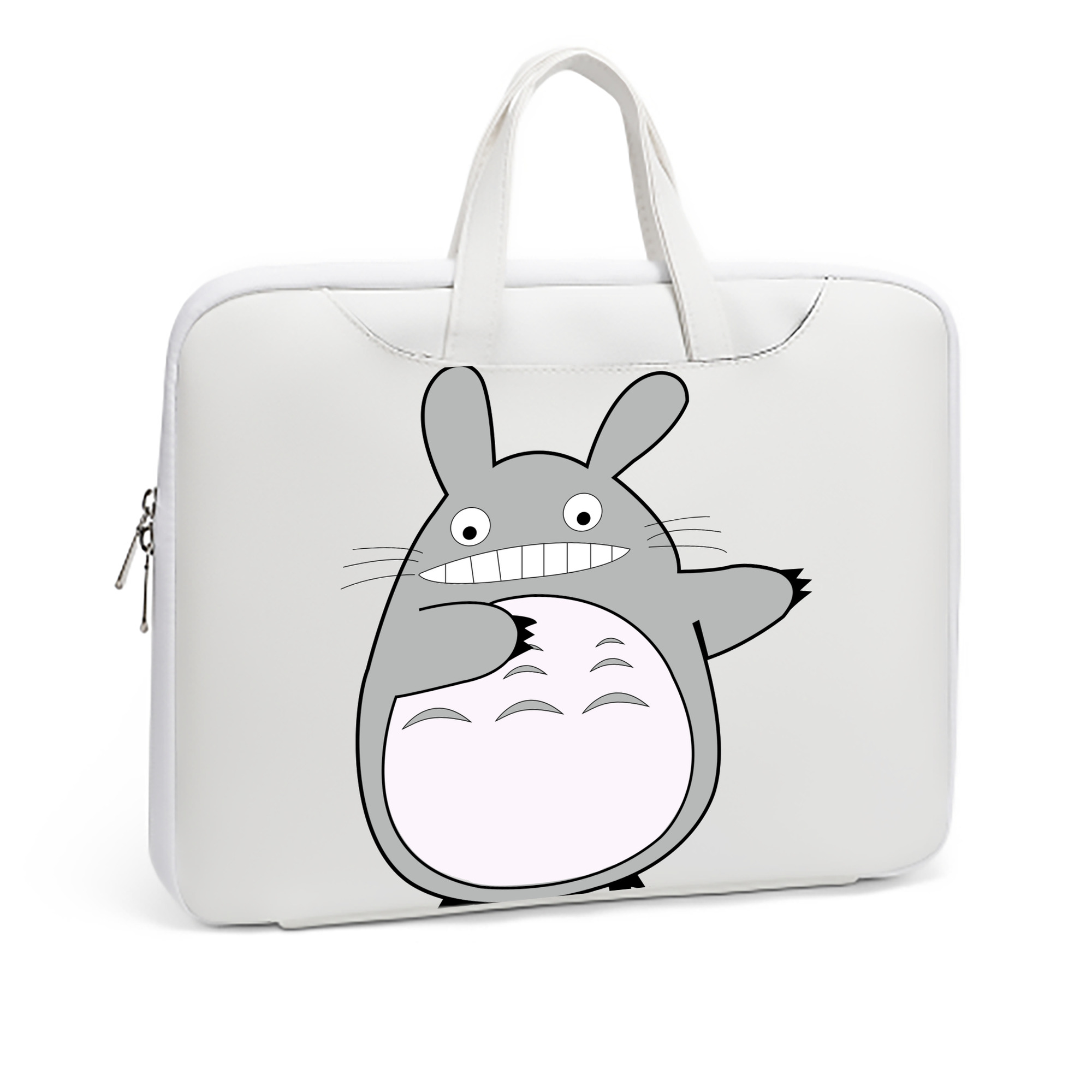 （画像用） となりのトトロ 草壁メイ 草壁サツキ My Neighbor Totoro Satsuki Kusakabe Mei Kusakabe レザーラップトップバッグ　ノートパソコンケース