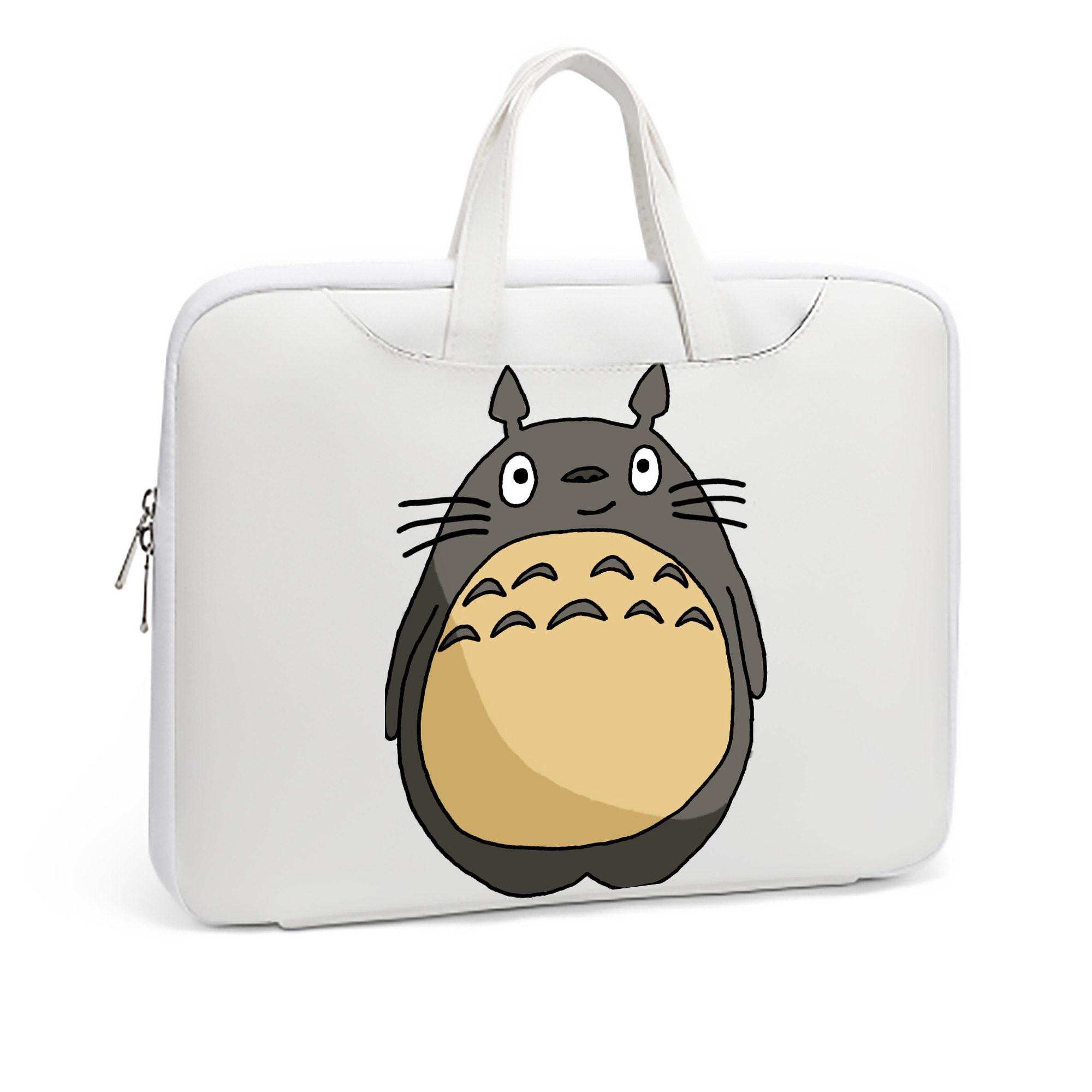 （画像用） となりのトトロ 草壁メイ 草壁サツキ My Neighbor Totoro Satsuki Kusakabe Mei Kusakabe レザーラップトップバッグ　ノートパソコンケース