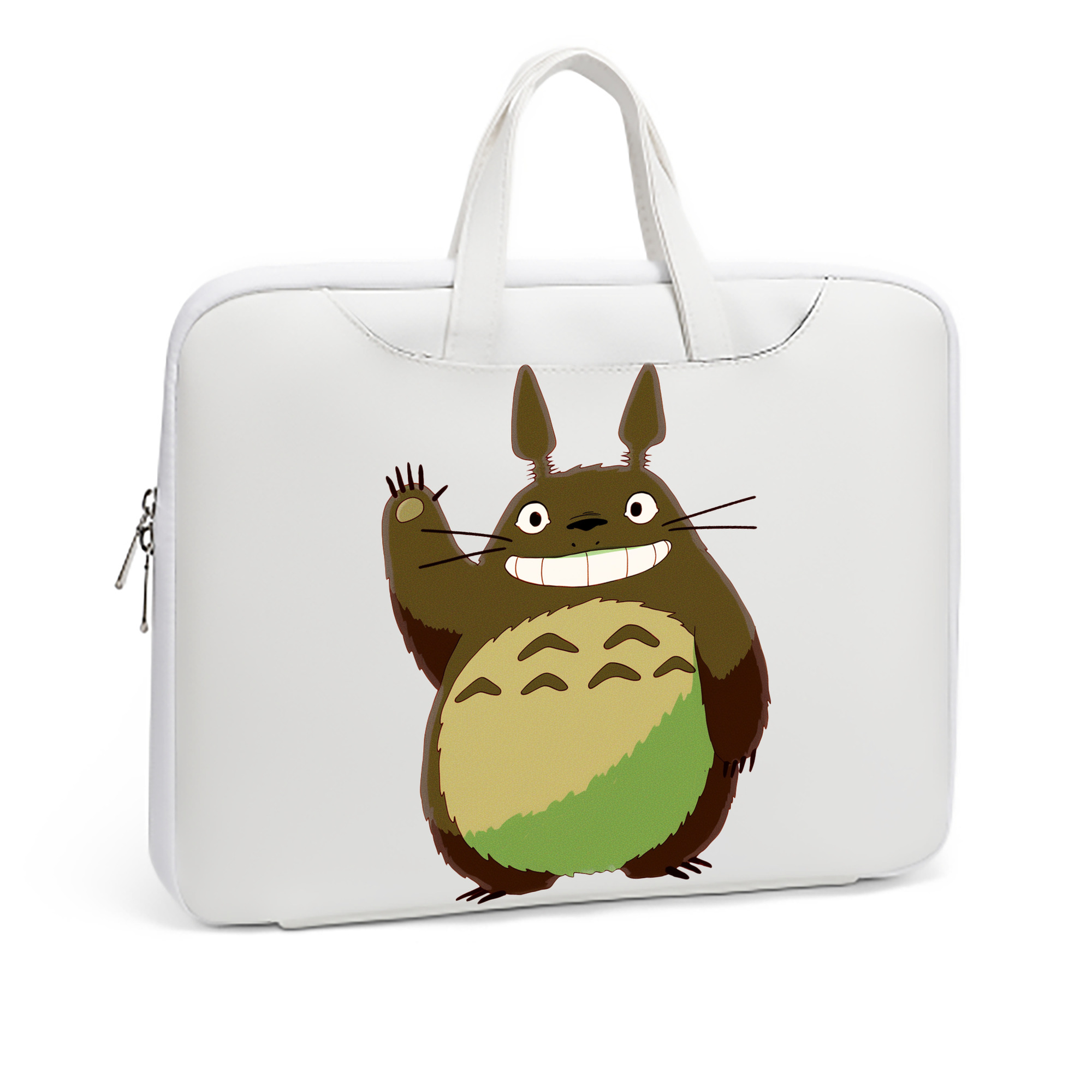 （画像用） となりのトトロ 草壁メイ 草壁サツキ My Neighbor Totoro Satsuki Kusakabe Mei Kusakabe レザーラップトップバッグ　ノートパソコンケース