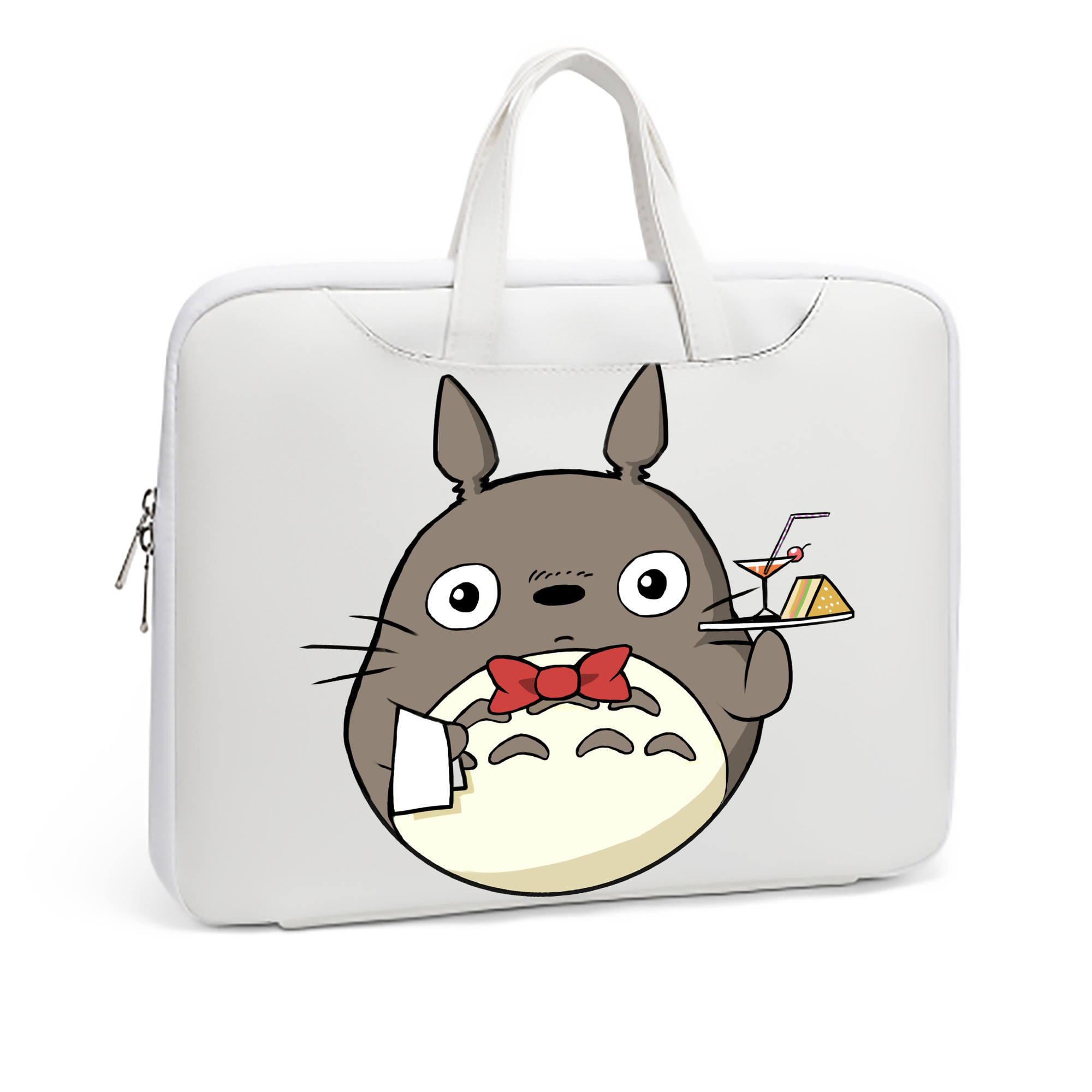 （画像用） となりのトトロ 草壁メイ 草壁サツキ My Neighbor Totoro Satsuki Kusakabe Mei Kusakabe レザーラップトップバッグ　ノートパソコンケース