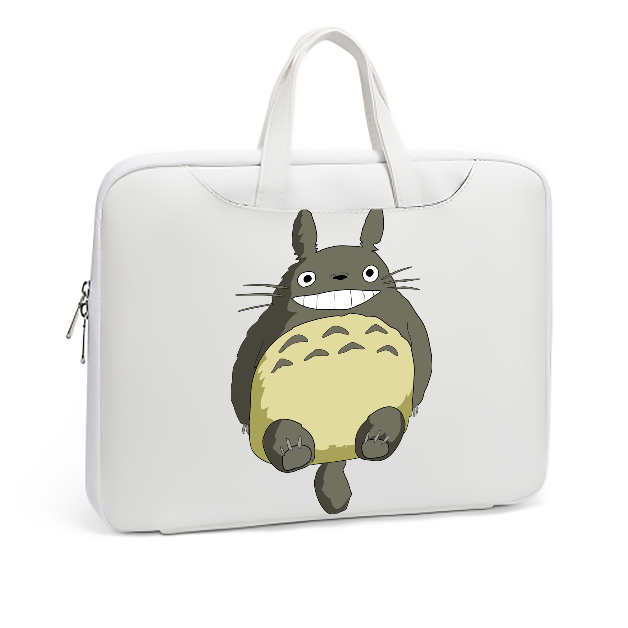 （画像用） となりのトトロ 草壁メイ 草壁サツキ My Neighbor Totoro Satsuki Kusakabe Mei Kusakabe レザーラップトップバッグ　ノートパソコンケース