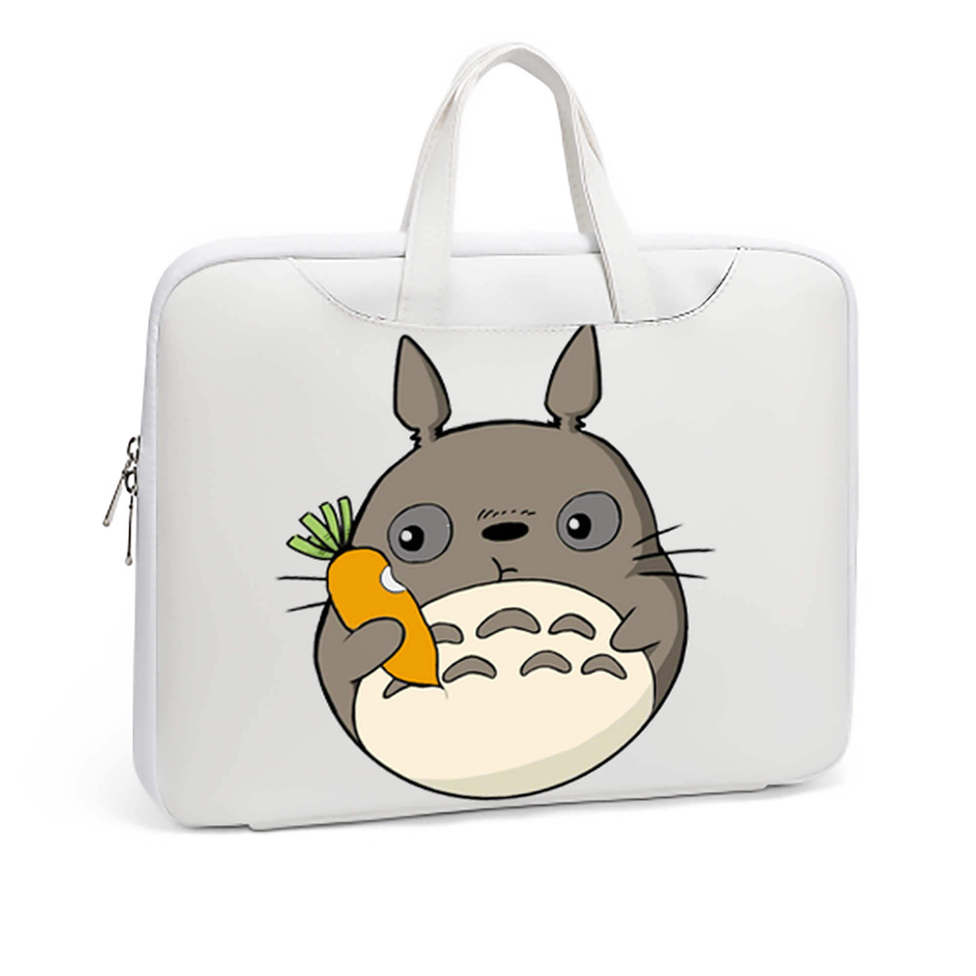 （画像用） となりのトトロ 草壁メイ 草壁サツキ My Neighbor Totoro Satsuki Kusakabe Mei Kusakabe レザーラップトップバッグ　ノートパソコンケース