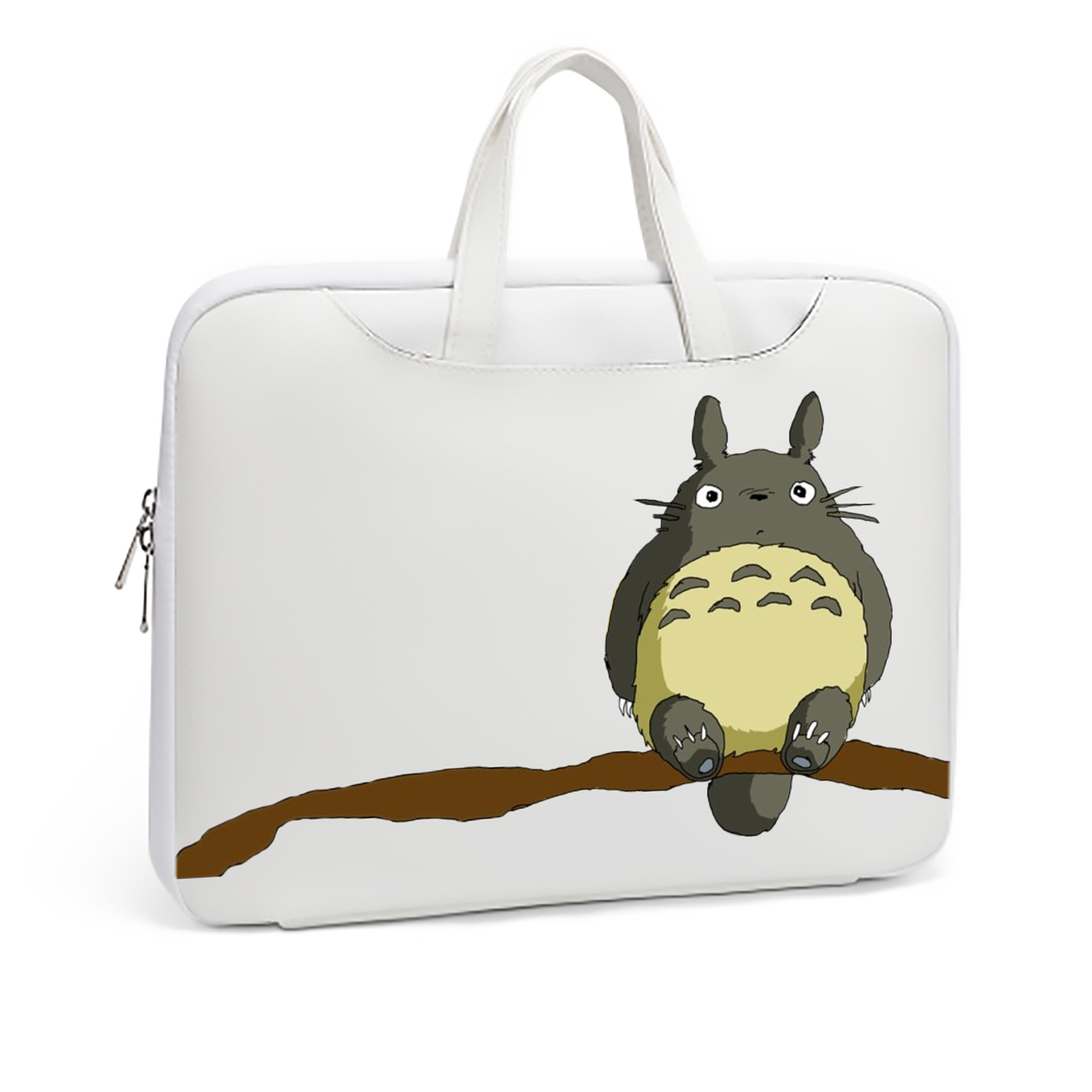 （画像用） となりのトトロ 草壁メイ 草壁サツキ My Neighbor Totoro Satsuki Kusakabe Mei Kusakabe レザーラップトップバッグ　ノートパソコンケース