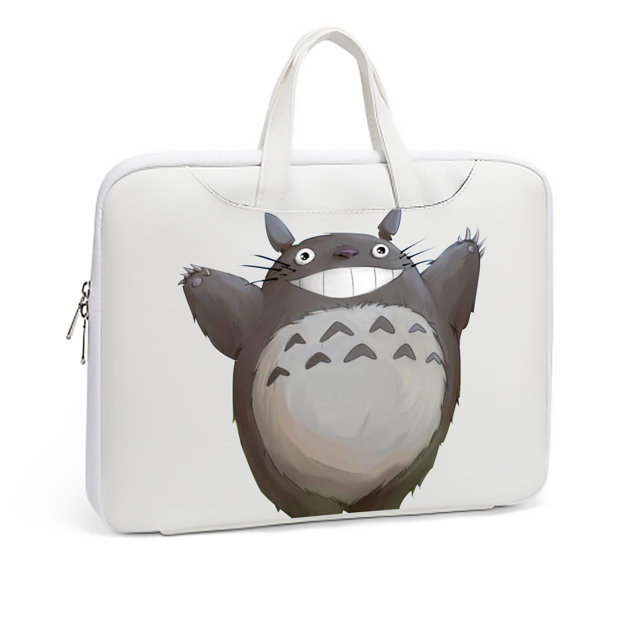 （画像用） となりのトトロ 草壁メイ 草壁サツキ My Neighbor Totoro Satsuki Kusakabe Mei Kusakabe レザーラップトップバッグ　ノートパソコンケース