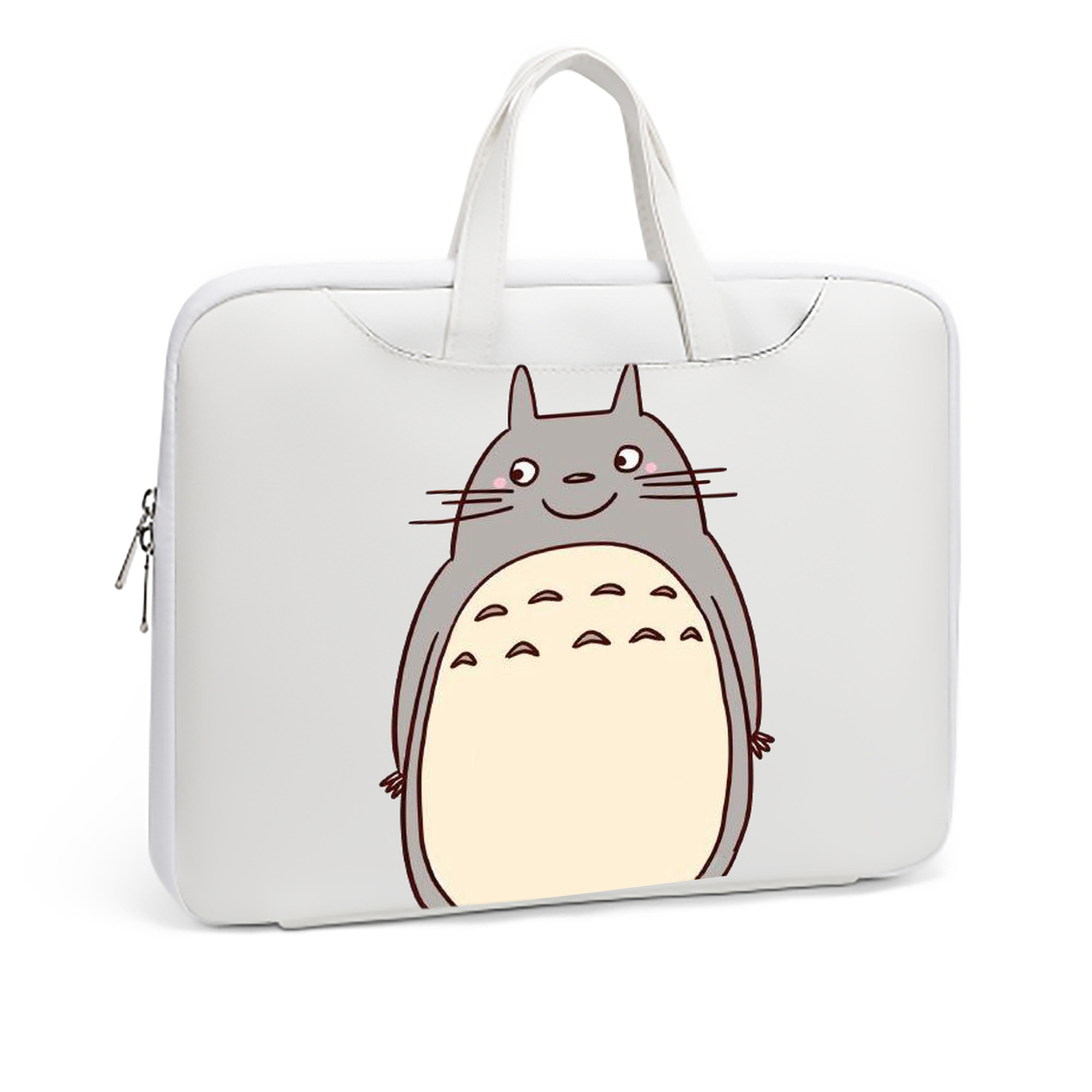 （画像用） となりのトトロ 草壁メイ 草壁サツキ My Neighbor Totoro Satsuki Kusakabe Mei Kusakabe レザーラップトップバッグ　ノートパソコンケース