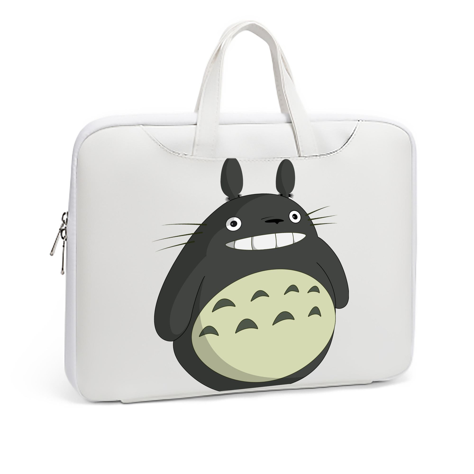 （画像用） となりのトトロ 草壁メイ 草壁サツキ My Neighbor Totoro Satsuki Kusakabe Mei Kusakabe レザーラップトップバッグ　ノートパソコンケース