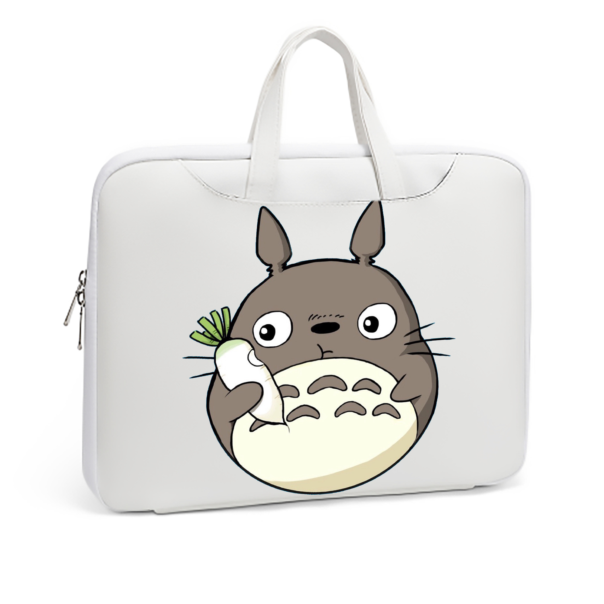 （画像用） となりのトトロ 草壁メイ 草壁サツキ My Neighbor Totoro Satsuki Kusakabe Mei Kusakabe レザーラップトップバッグ　ノートパソコンケース