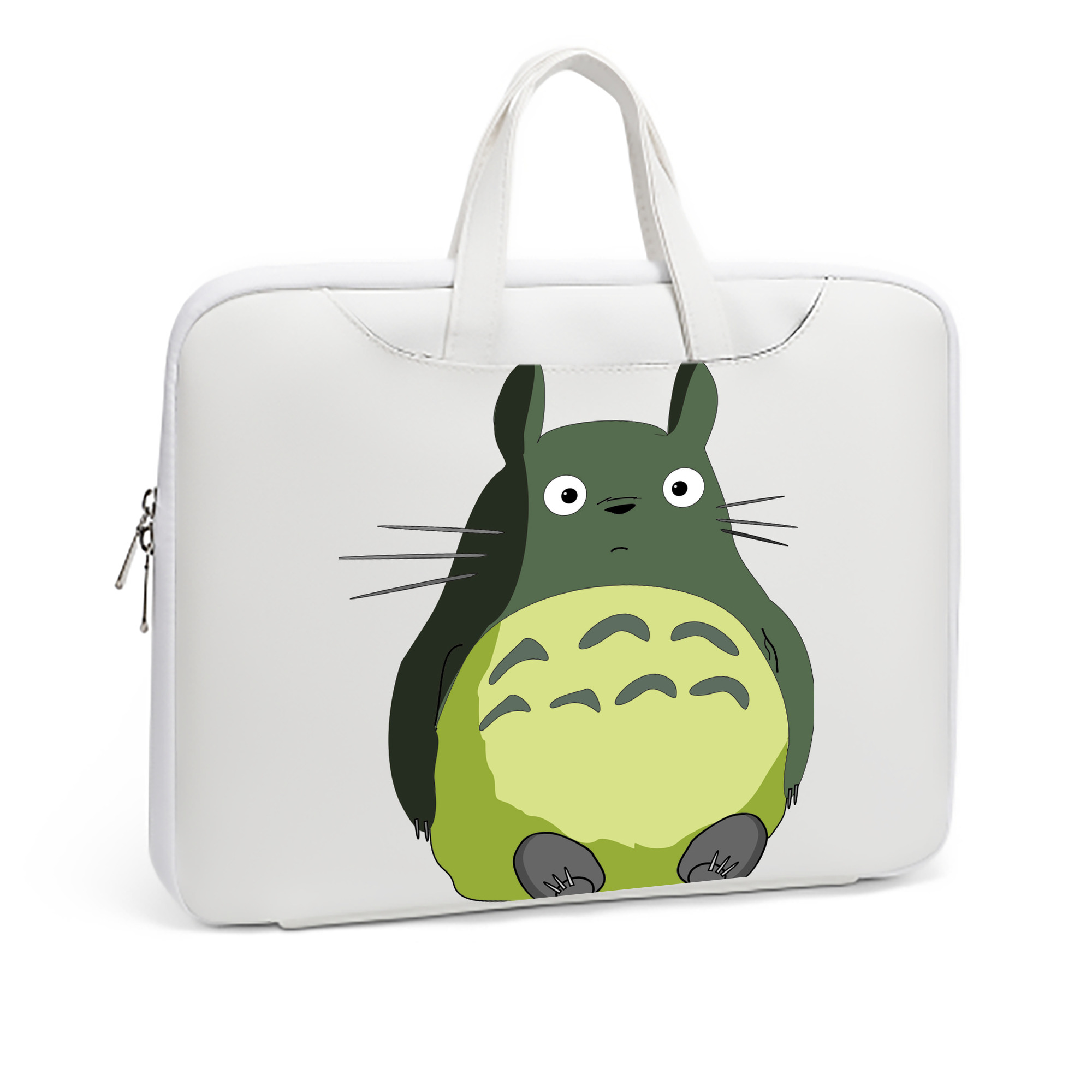 （画像用） となりのトトロ 草壁メイ 草壁サツキ My Neighbor Totoro Satsuki Kusakabe Mei Kusakabe レザーラップトップバッグ　ノートパソコンケース