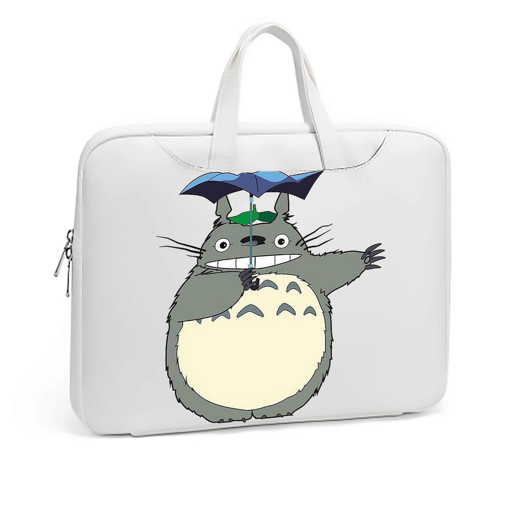 （画像用） となりのトトロ 草壁メイ 草壁サツキ My Neighbor Totoro Satsuki Kusakabe Mei Kusakabe レザーラップトップバッグ　ノートパソコンケース