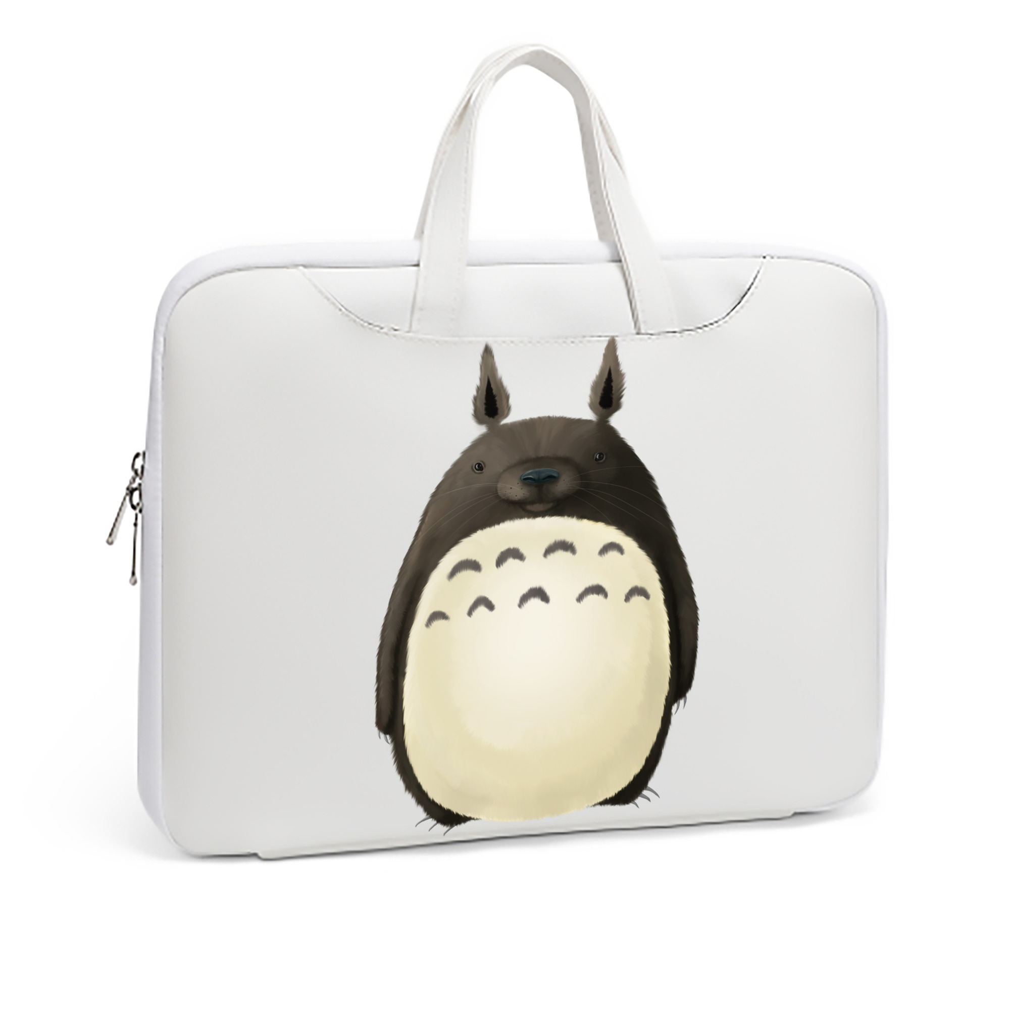 （画像用） となりのトトロ 草壁メイ 草壁サツキ My Neighbor Totoro Satsuki Kusakabe Mei Kusakabe レザーラップトップバッグ　ノートパソコンケース