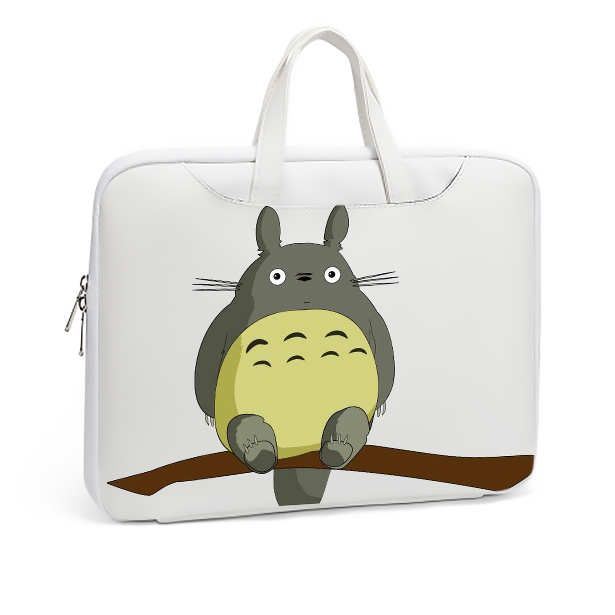 （画像用） となりのトトロ 草壁メイ 草壁サツキ My Neighbor Totoro Satsuki Kusakabe Mei Kusakabe レザーラップトップバッグ　ノートパソコンケース