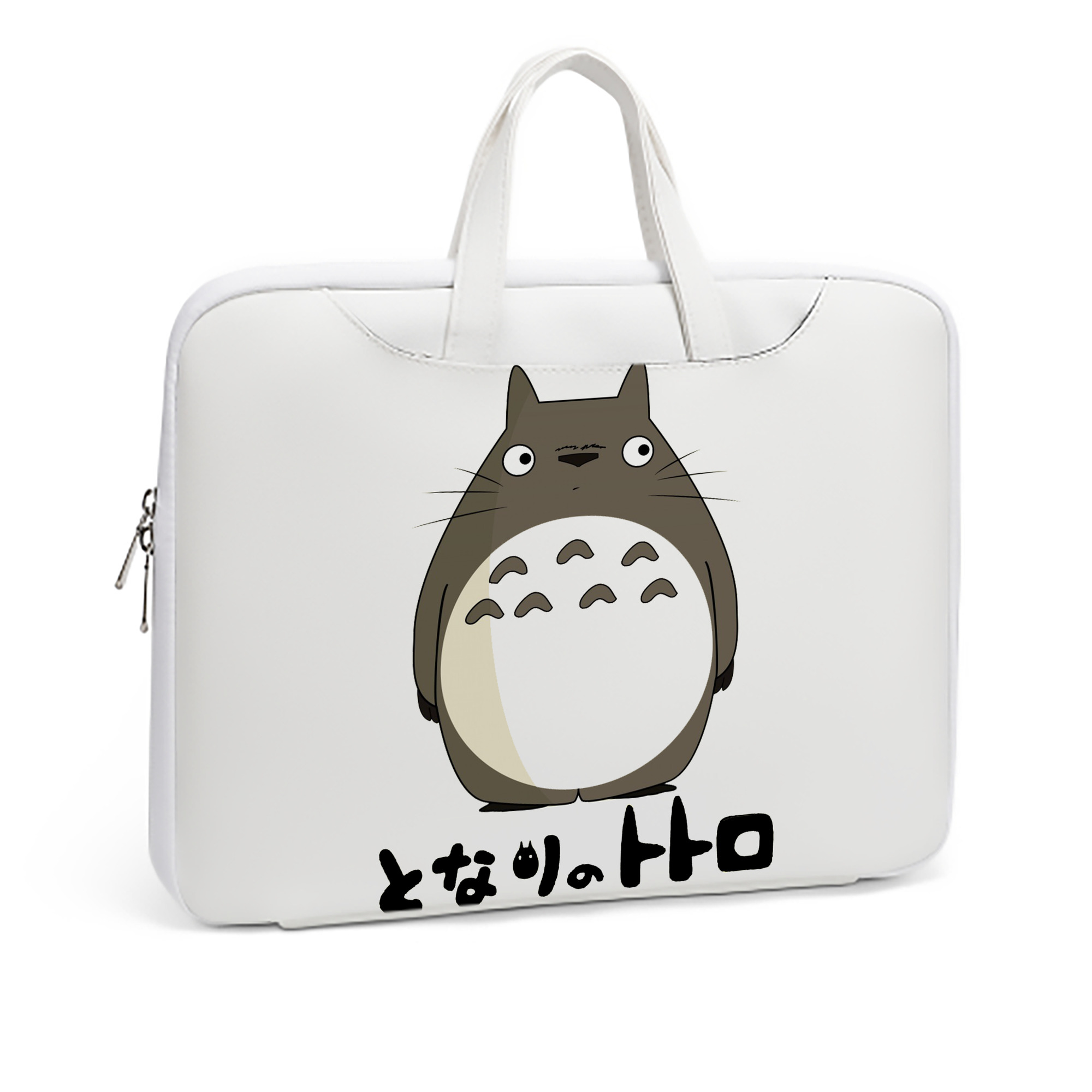 （画像用） となりのトトロ 草壁メイ 草壁サツキ My Neighbor Totoro Satsuki Kusakabe Mei Kusakabe レザーラップトップバッグ　ノートパソコンケース
