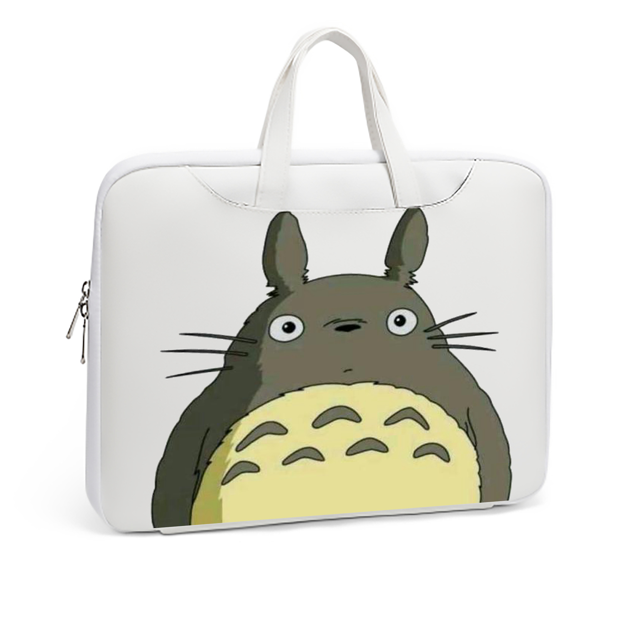（画像用） となりのトトロ 草壁メイ 草壁サツキ My Neighbor Totoro Satsuki Kusakabe Mei Kusakabe レザーラップトップバッグ　ノートパソコンケース