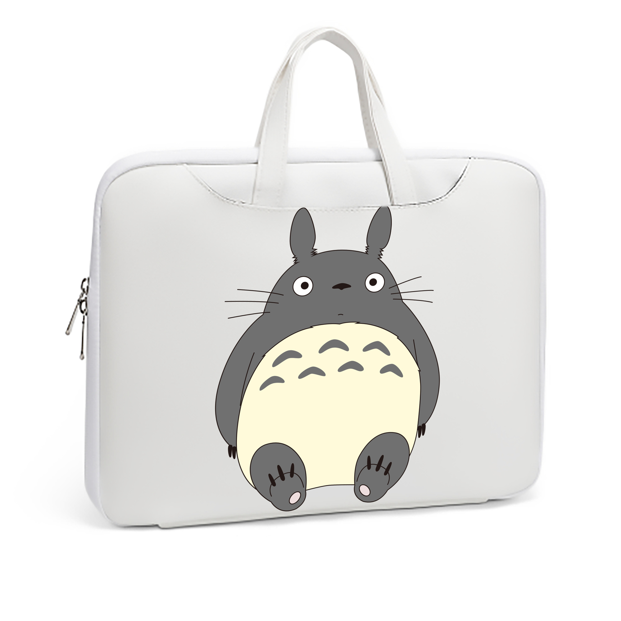（画像用） となりのトトロ 草壁メイ 草壁サツキ My Neighbor Totoro Satsuki Kusakabe Mei Kusakabe レザーラップトップバッグ　ノートパソコンケース