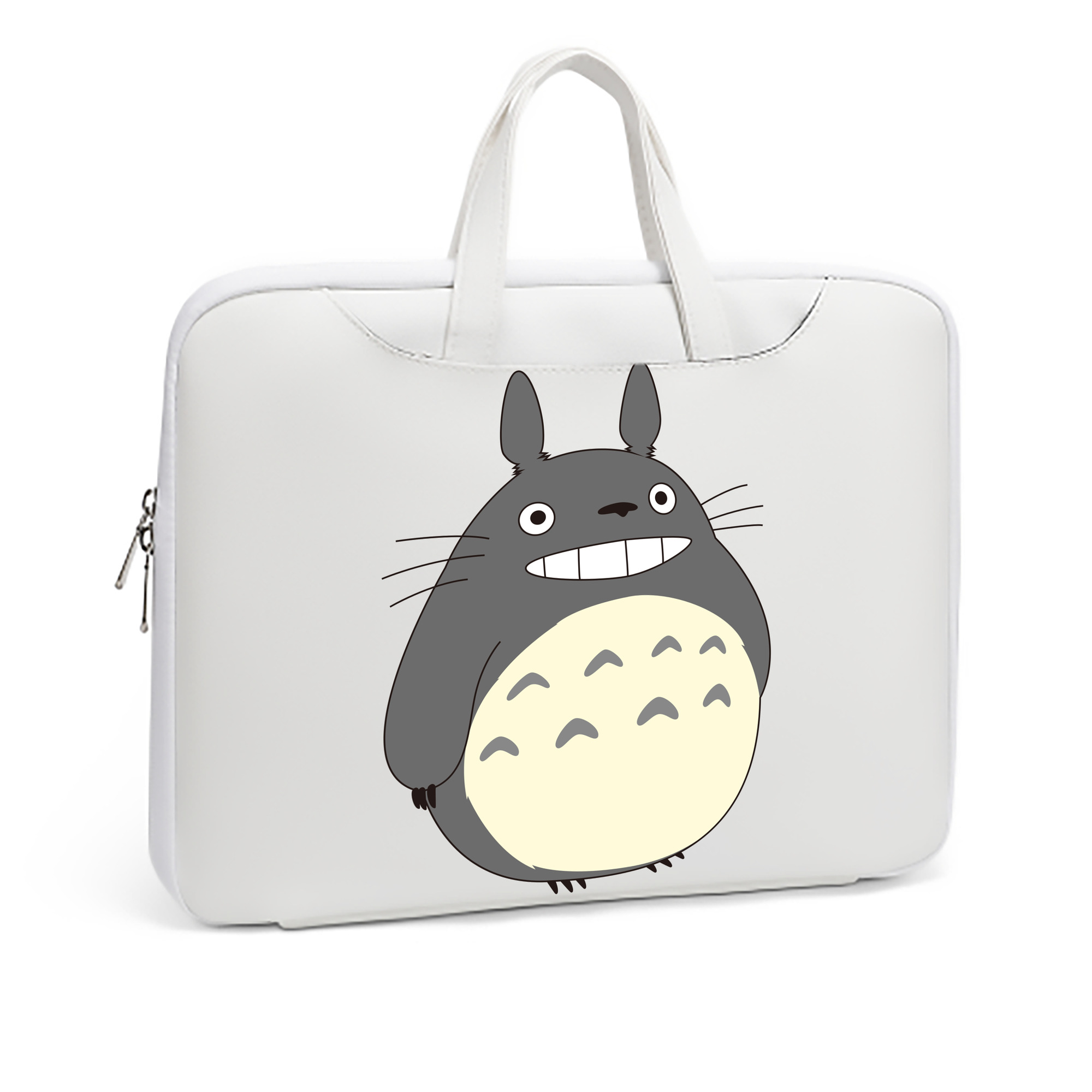 （画像用） となりのトトロ 草壁メイ 草壁サツキ My Neighbor Totoro Satsuki Kusakabe Mei Kusakabe レザーラップトップバッグ　ノートパソコンケース