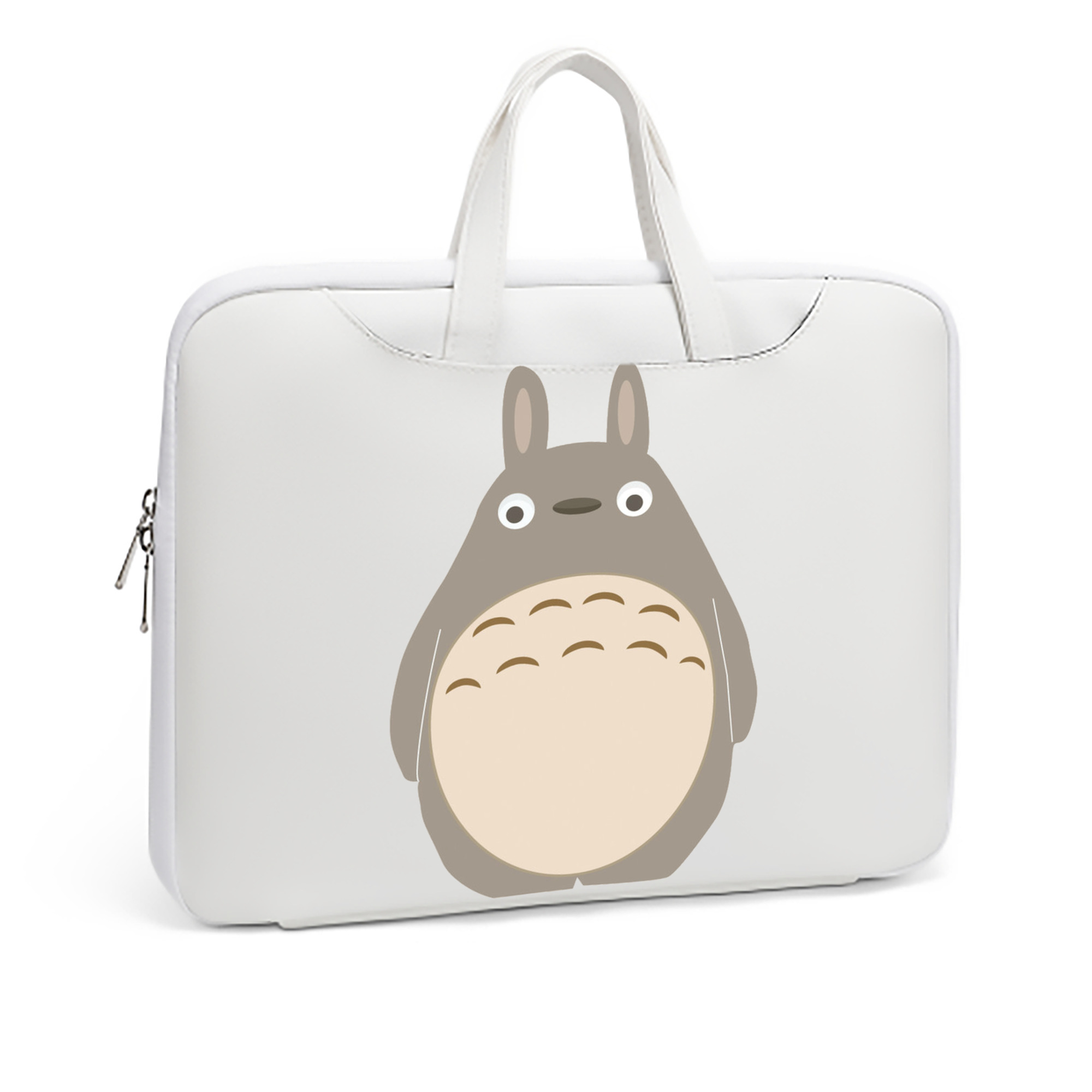 （画像用） となりのトトロ 草壁メイ 草壁サツキ My Neighbor Totoro Satsuki Kusakabe Mei Kusakabe レザーラップトップバッグ　ノートパソコンケース