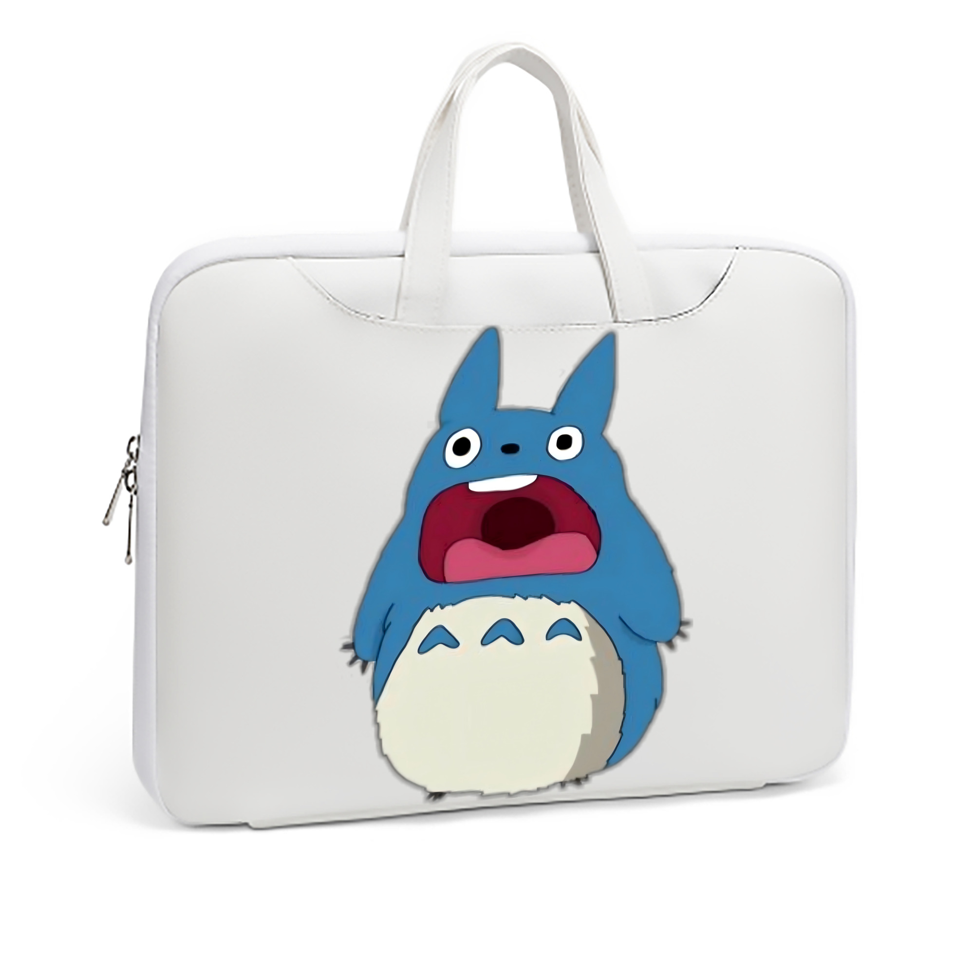 （画像用） となりのトトロ 草壁メイ 草壁サツキ My Neighbor Totoro Satsuki Kusakabe Mei Kusakabe レザーラップトップバッグ　ノートパソコンケース