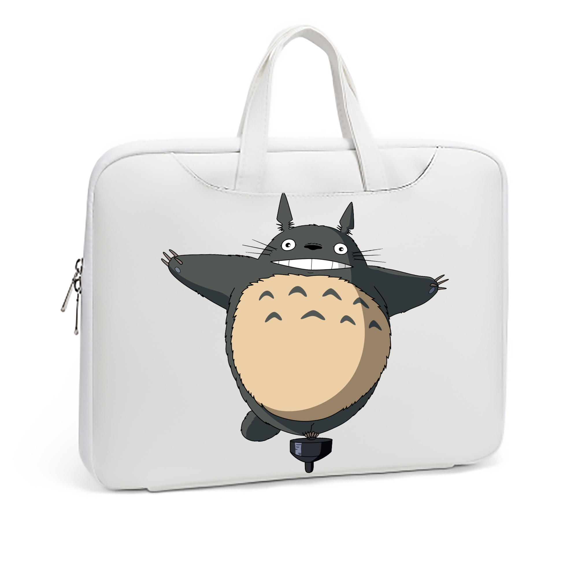 （画像用） となりのトトロ 草壁メイ 草壁サツキ My Neighbor Totoro Satsuki Kusakabe Mei Kusakabe レザーラップトップバッグ　ノートパソコンケース