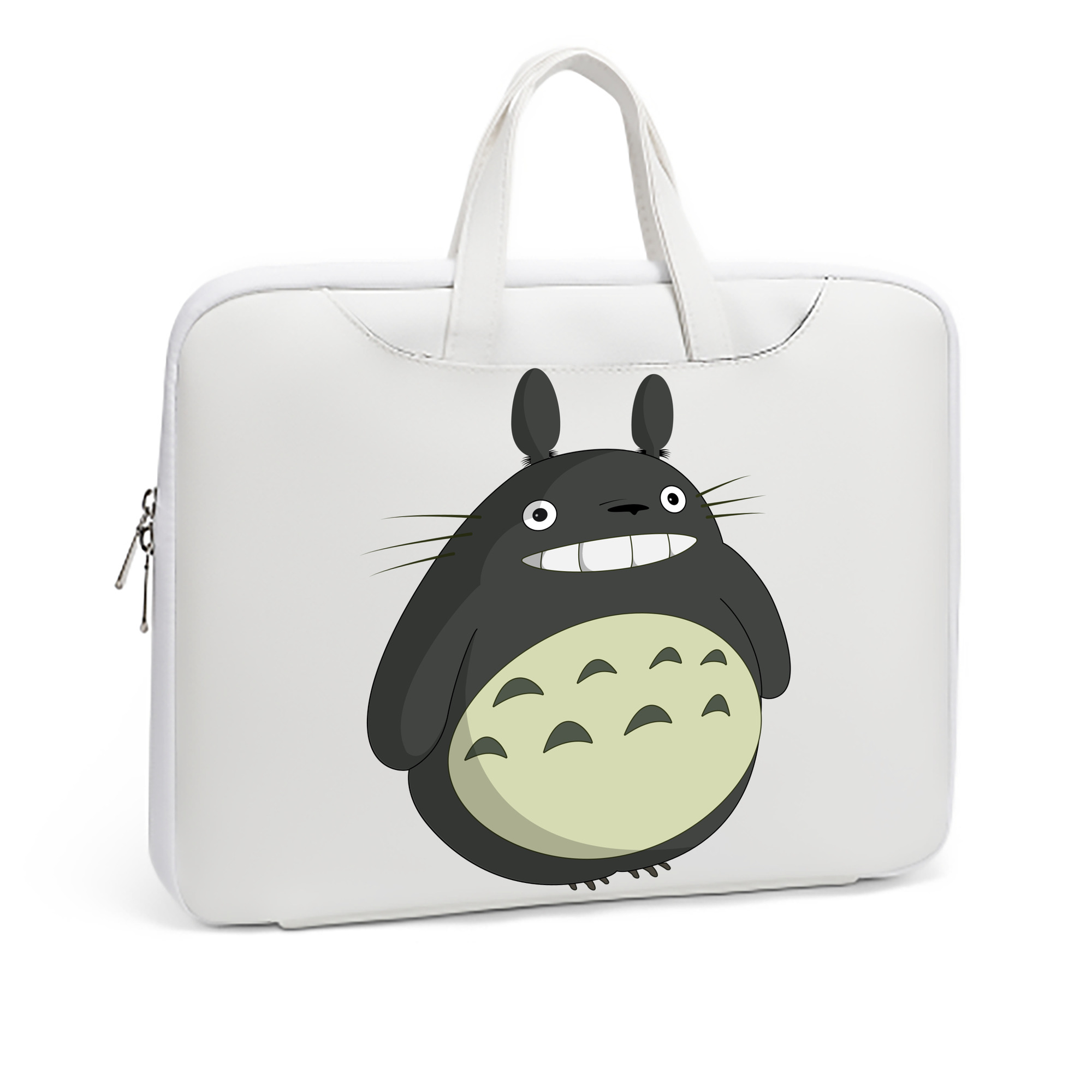 （画像用） となりのトトロ 草壁メイ 草壁サツキ My Neighbor Totoro Satsuki Kusakabe Mei Kusakabe レザーラップトップバッグ　ノートパソコンケース