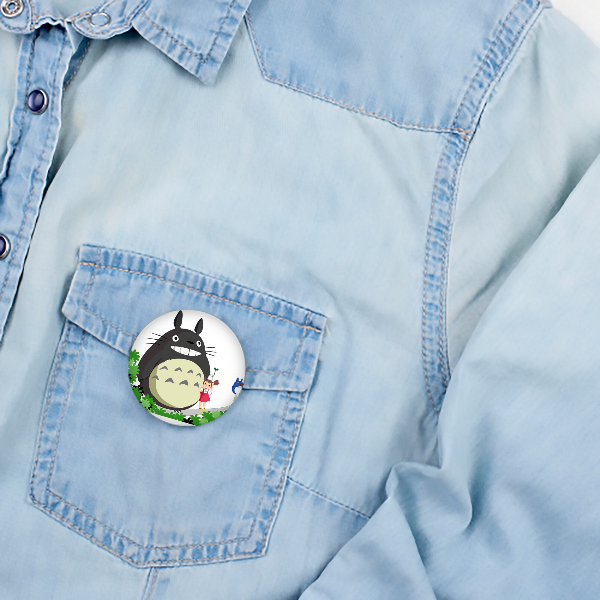 となりのトトロ 草壁メイ 草壁サツキ My Neighbor Totoro Satsuki Kusakabe Mei Kusakabe 6cm 缶バッジ 複数セット