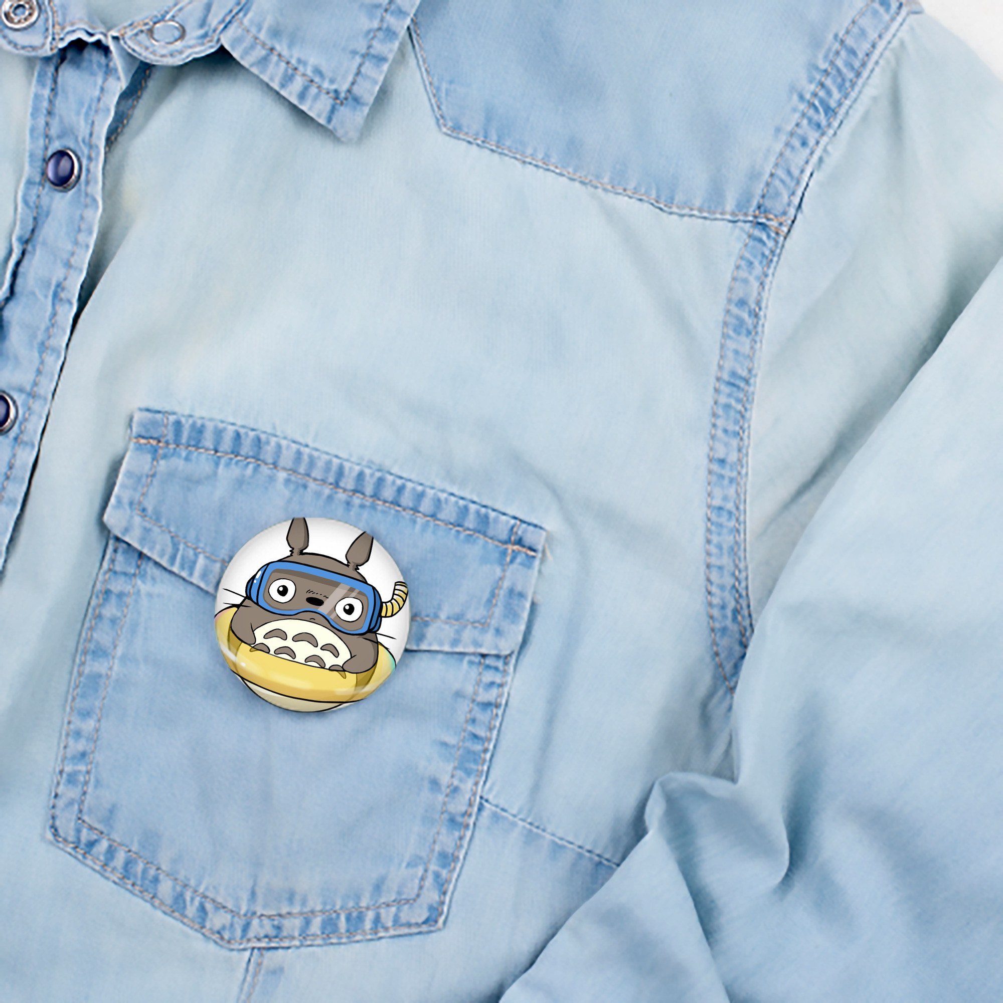 となりのトトロ 草壁メイ 草壁サツキ My Neighbor Totoro Satsuki Kusakabe Mei Kusakabe 6cm 缶バッジ 複数セット