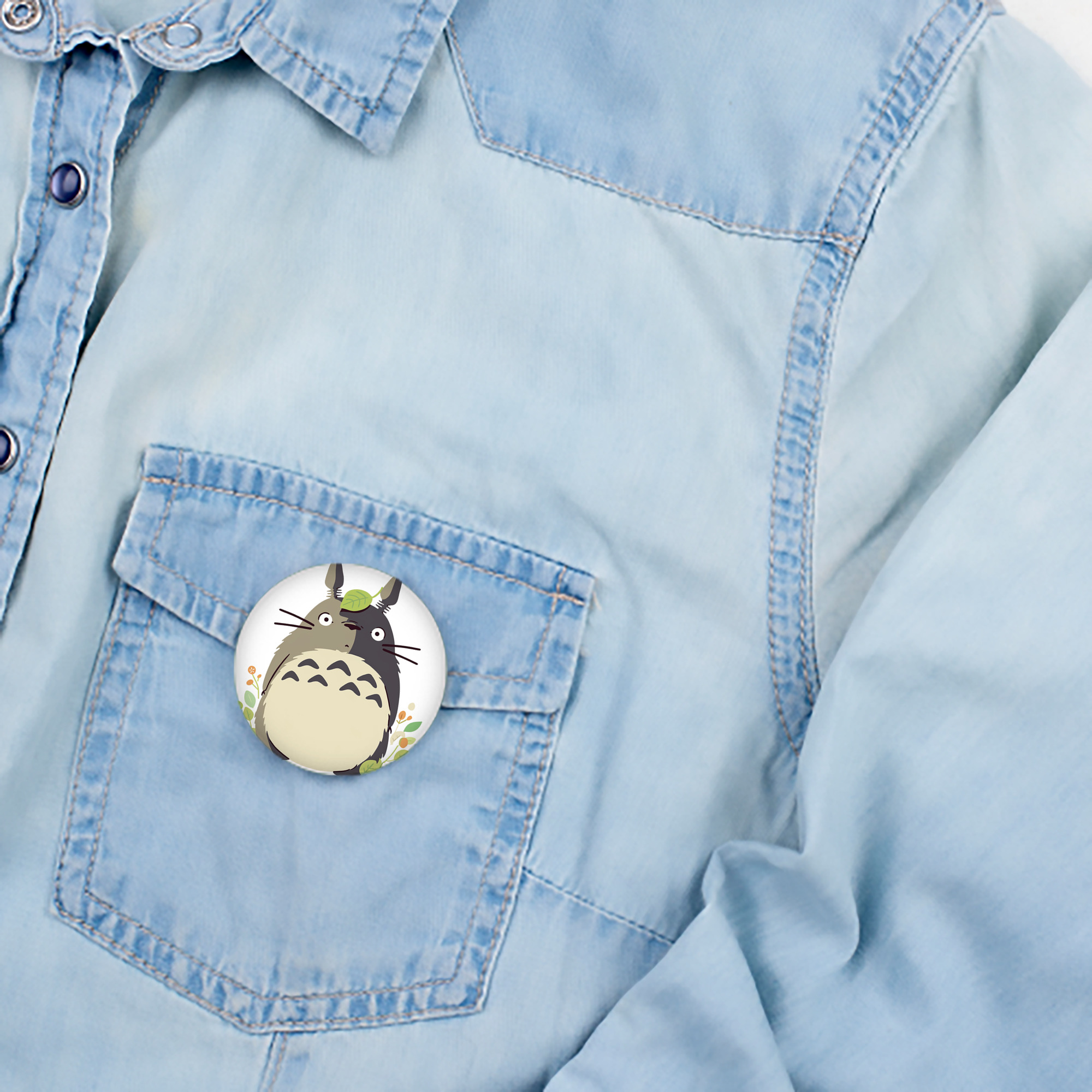 となりのトトロ 草壁メイ 草壁サツキ My Neighbor Totoro Satsuki Kusakabe Mei Kusakabe 6cm 缶バッジ 複数セット
