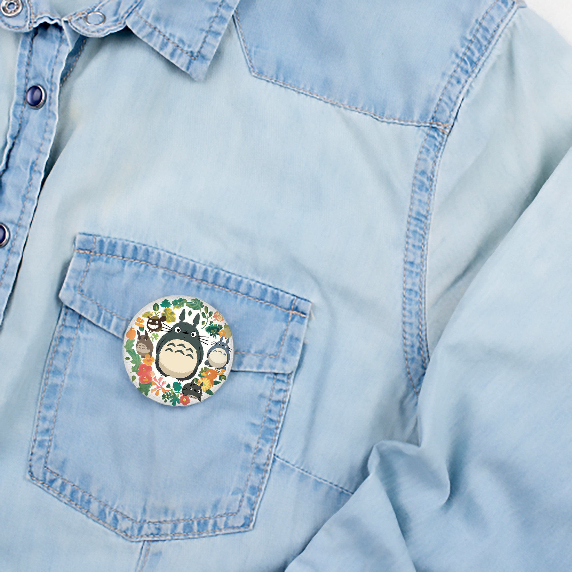 となりのトトロ 草壁メイ 草壁サツキ My Neighbor Totoro Satsuki Kusakabe Mei Kusakabe 6cm 缶バッジ 複数セット