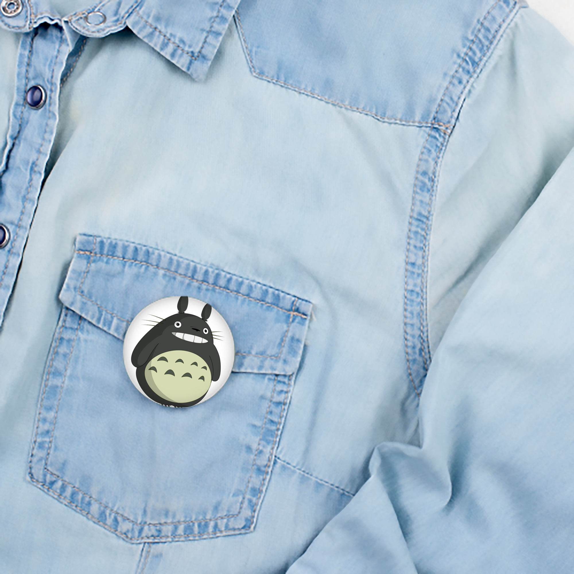 となりのトトロ 草壁メイ 草壁サツキ My Neighbor Totoro Satsuki Kusakabe Mei Kusakabe 6cm 缶バッジ 複数セット
