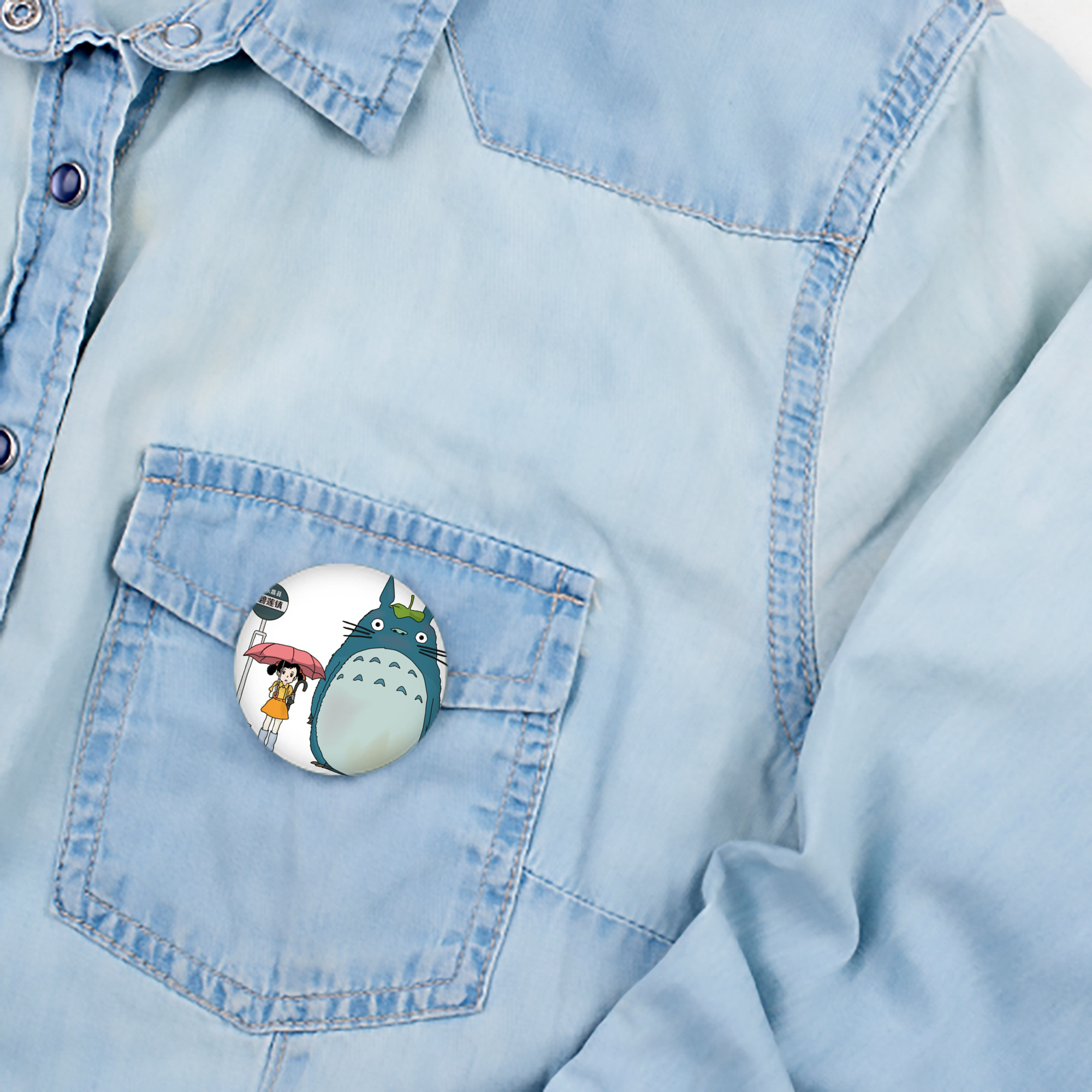 となりのトトロ 草壁メイ 草壁サツキ My Neighbor Totoro Satsuki Kusakabe Mei Kusakabe 6cm 缶バッジ 複数セット