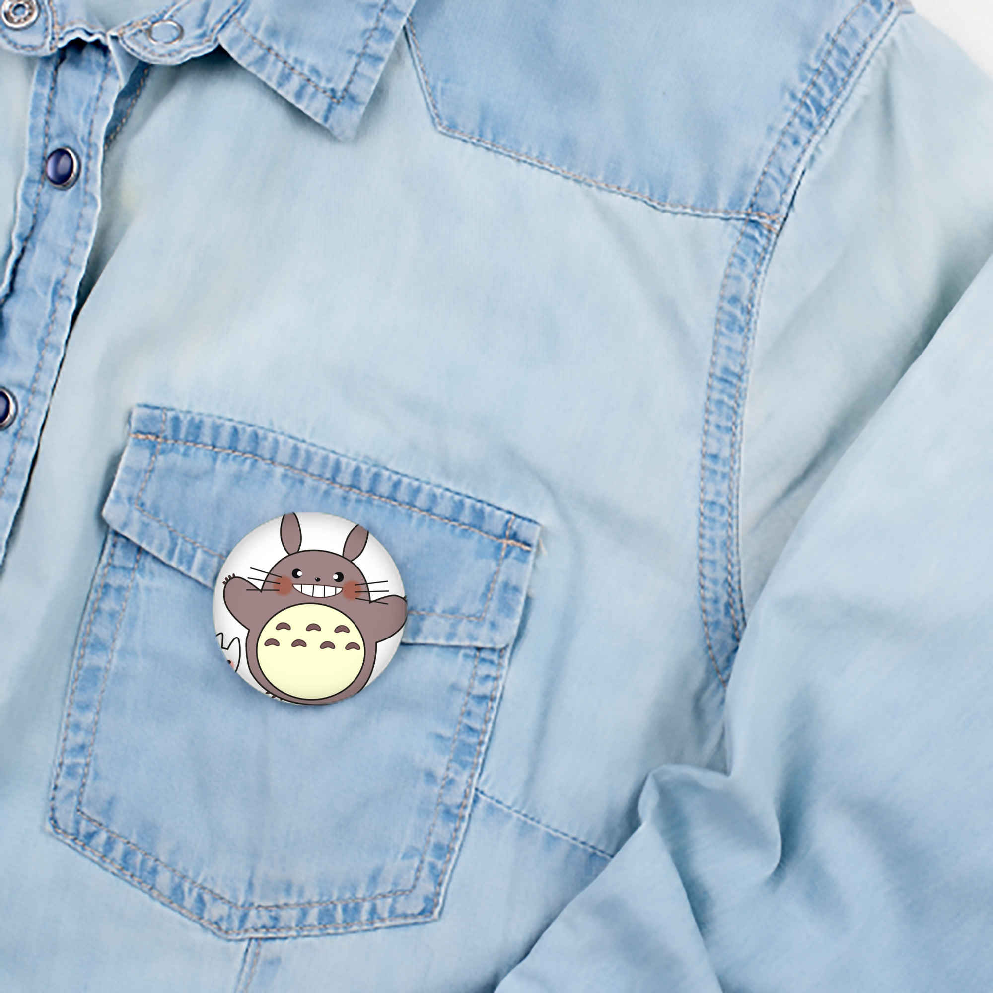 となりのトトロ 草壁メイ 草壁サツキ My Neighbor Totoro Satsuki Kusakabe Mei Kusakabe 6cm 缶バッジ 複数セット