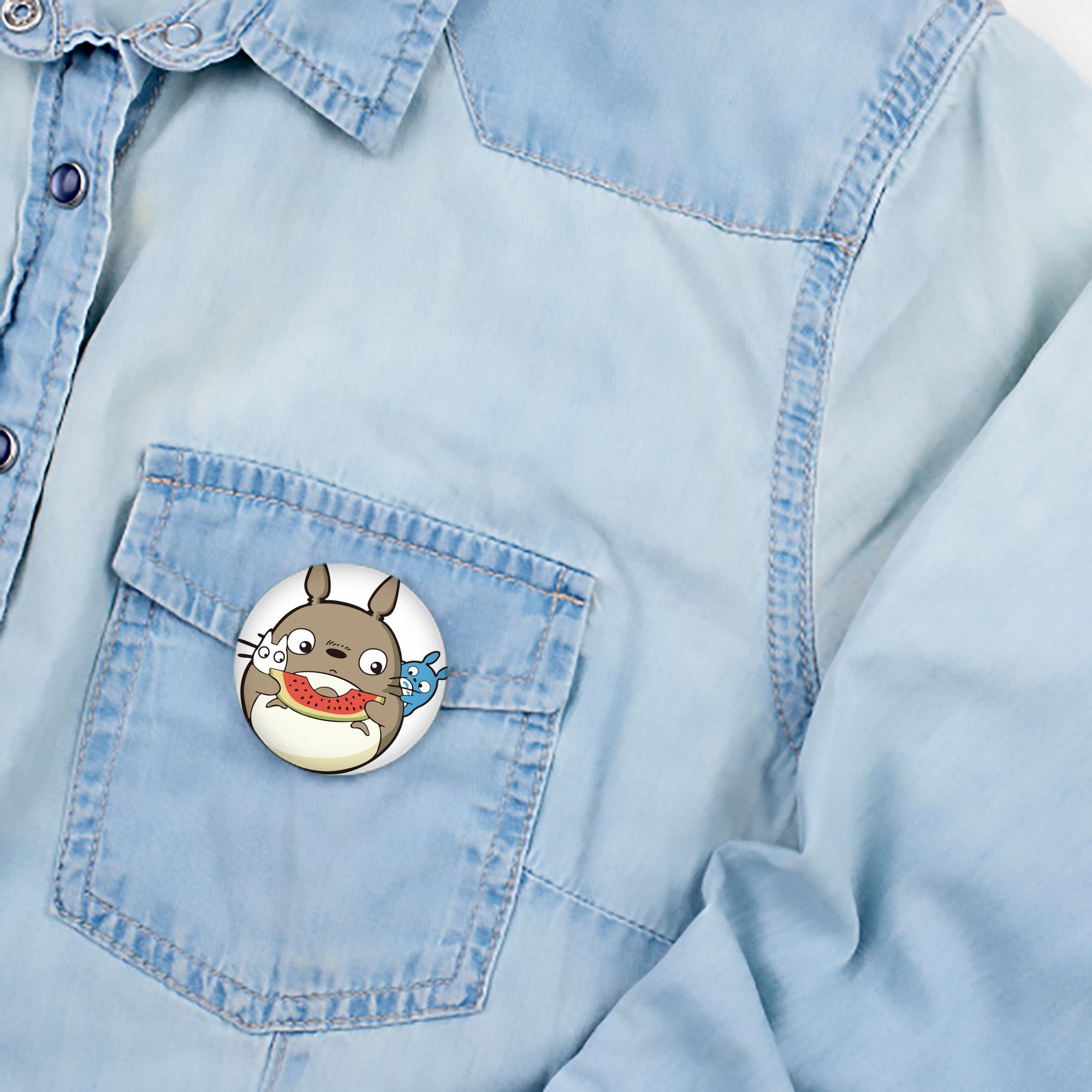 となりのトトロ 草壁メイ 草壁サツキ My Neighbor Totoro Satsuki Kusakabe Mei Kusakabe 6cm 缶バッジ 複数セット