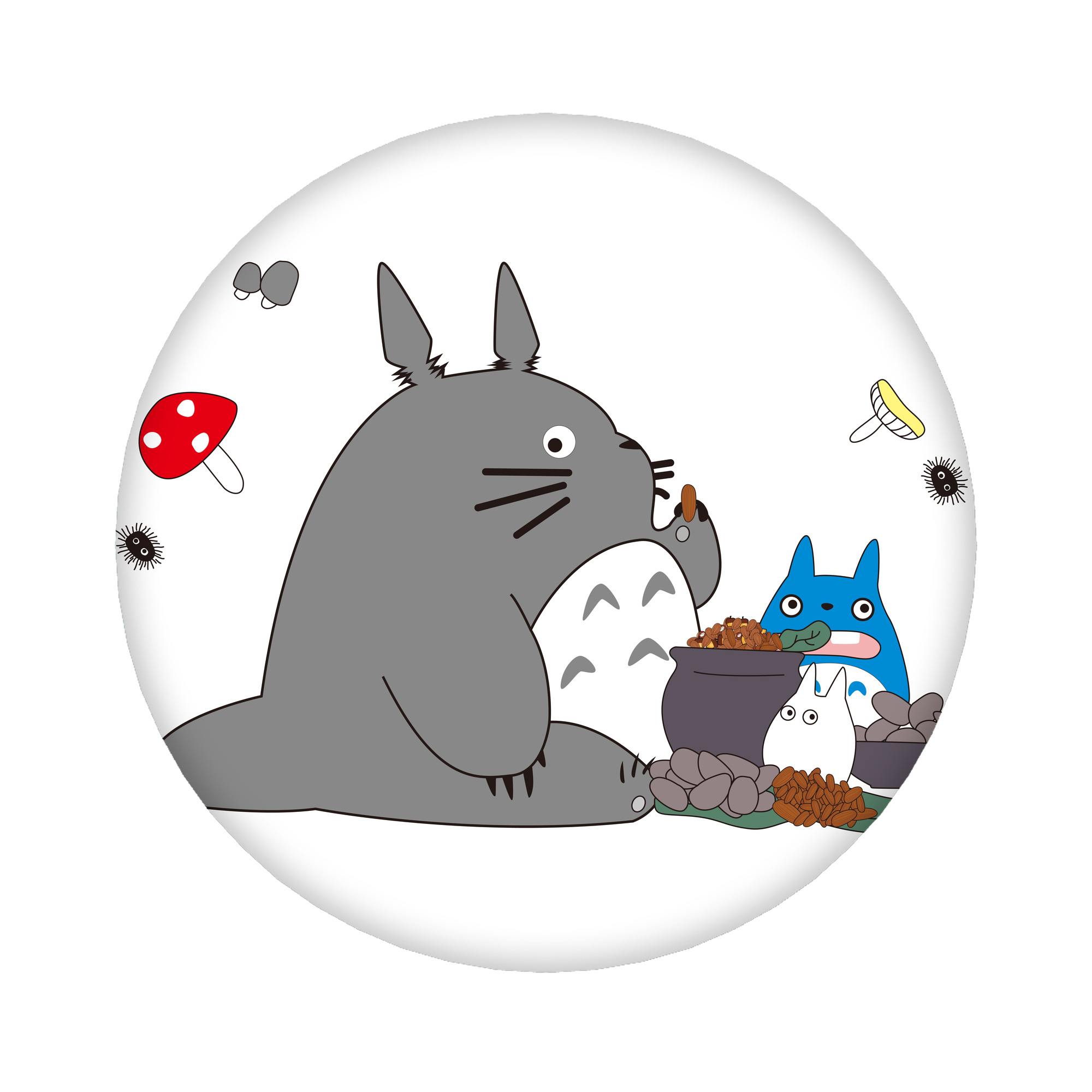 （画像用） となりのトトロ 草壁メイ 草壁サツキ My Neighbor Totoro Satsuki Kusakabe Mei Kusakabe 6cm 缶バッジ 複数セット