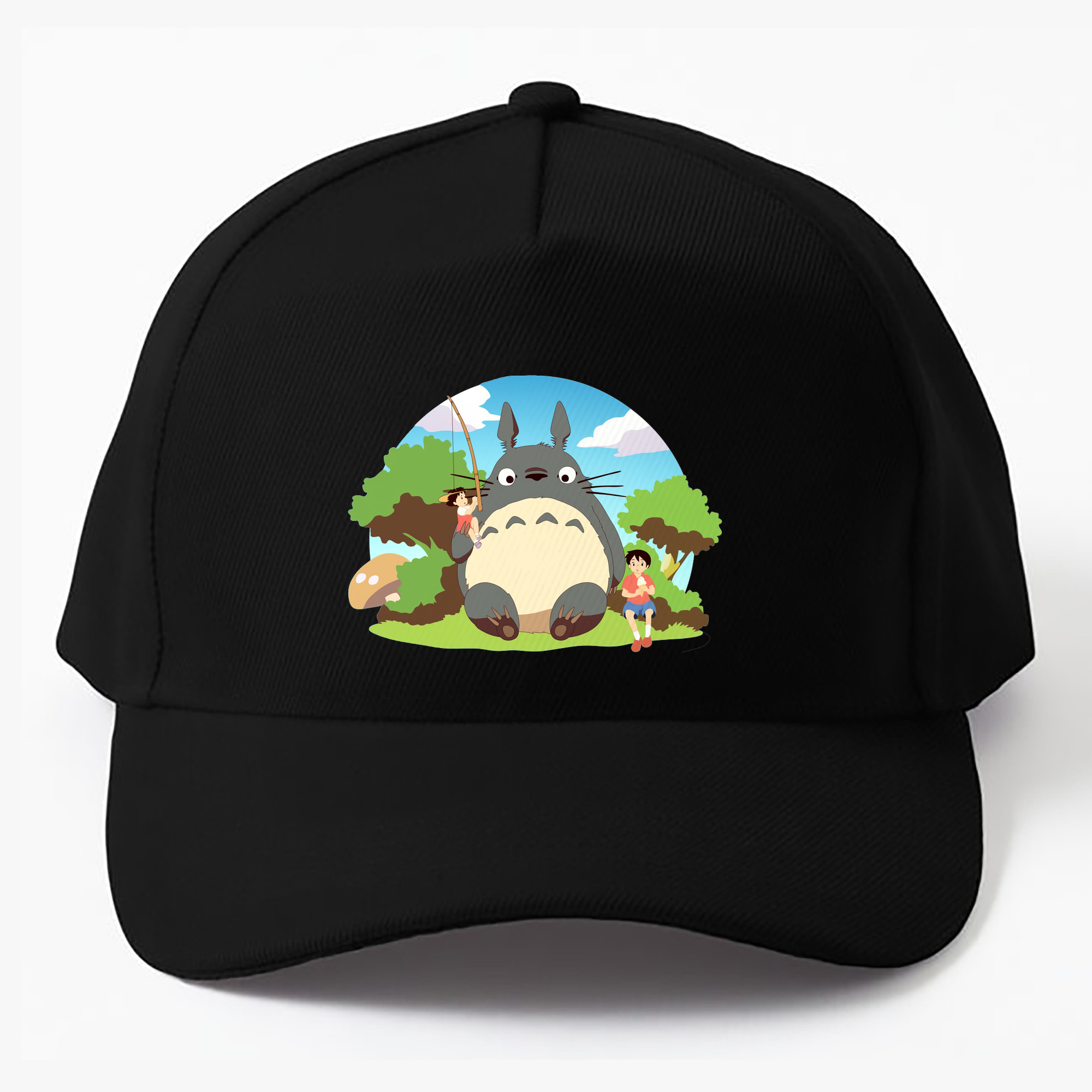 （画像用） となりのトトロ 草壁メイ 草壁サツキ My Neighbor Totoro Satsuki Kusakabe Mei Kusakabe ベースボールキャップ 綿100％ 男女兼用 帽子 スポーツ