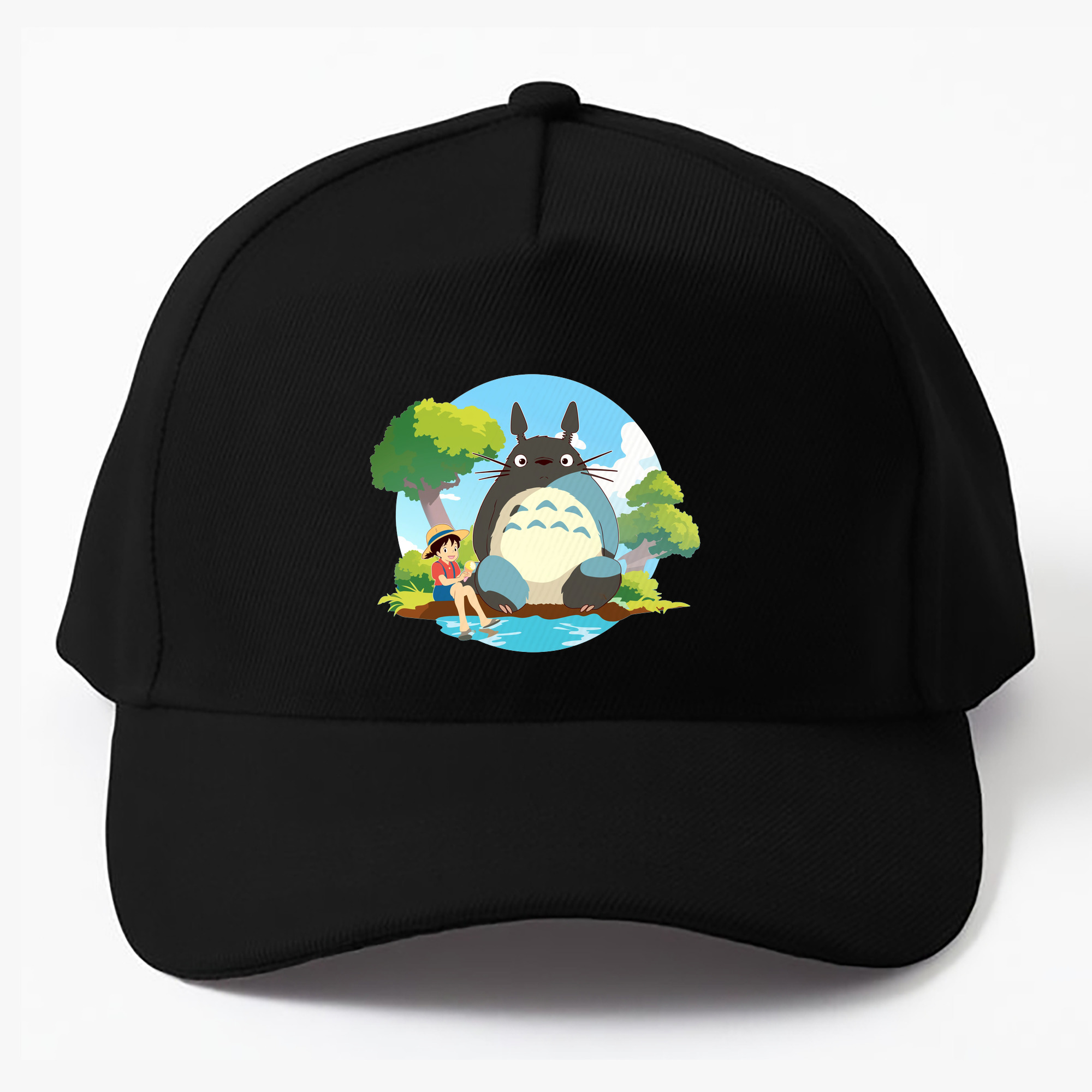 （画像用） となりのトトロ 草壁メイ 草壁サツキ My Neighbor Totoro Satsuki Kusakabe Mei Kusakabe ベースボールキャップ 綿100％ 男女兼用 帽子 スポーツ
