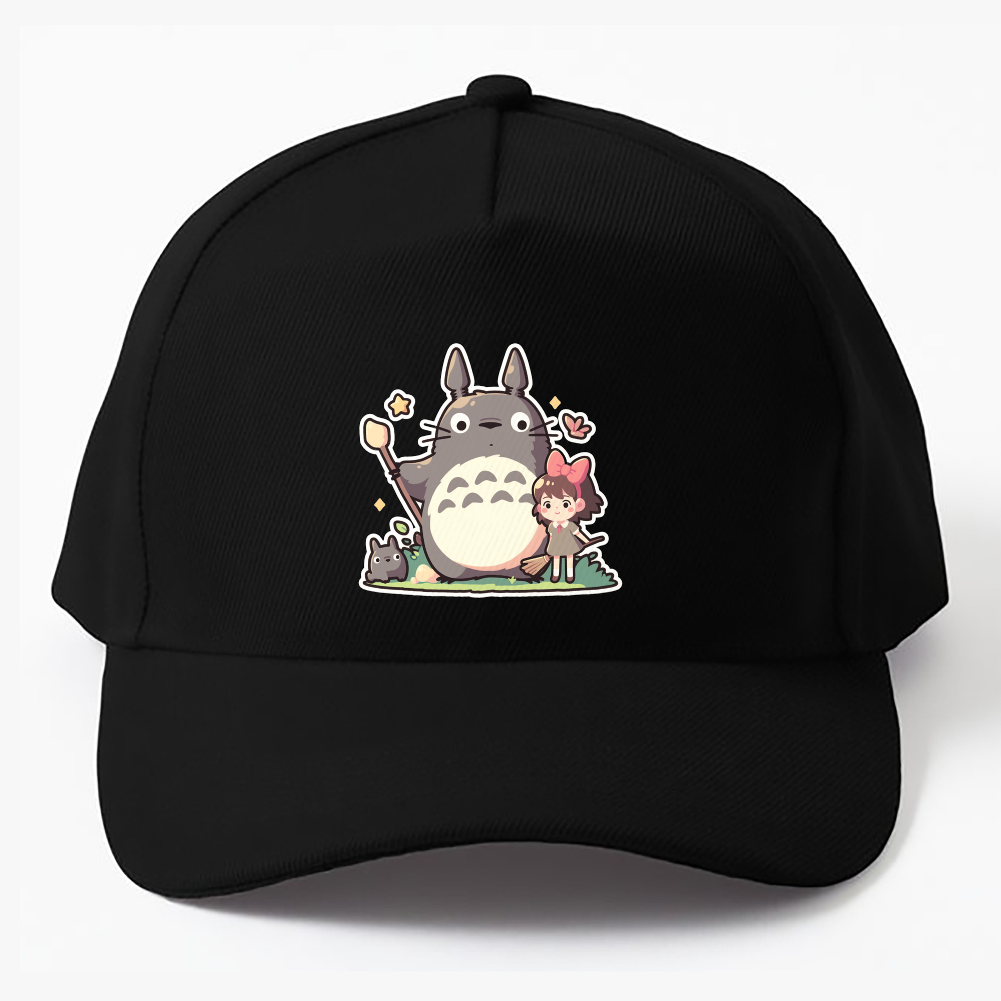 （画像用） となりのトトロ 草壁メイ 草壁サツキ My Neighbor Totoro Satsuki Kusakabe Mei Kusakabe ベースボールキャップ 綿100％ 男女兼用 帽子 スポーツ