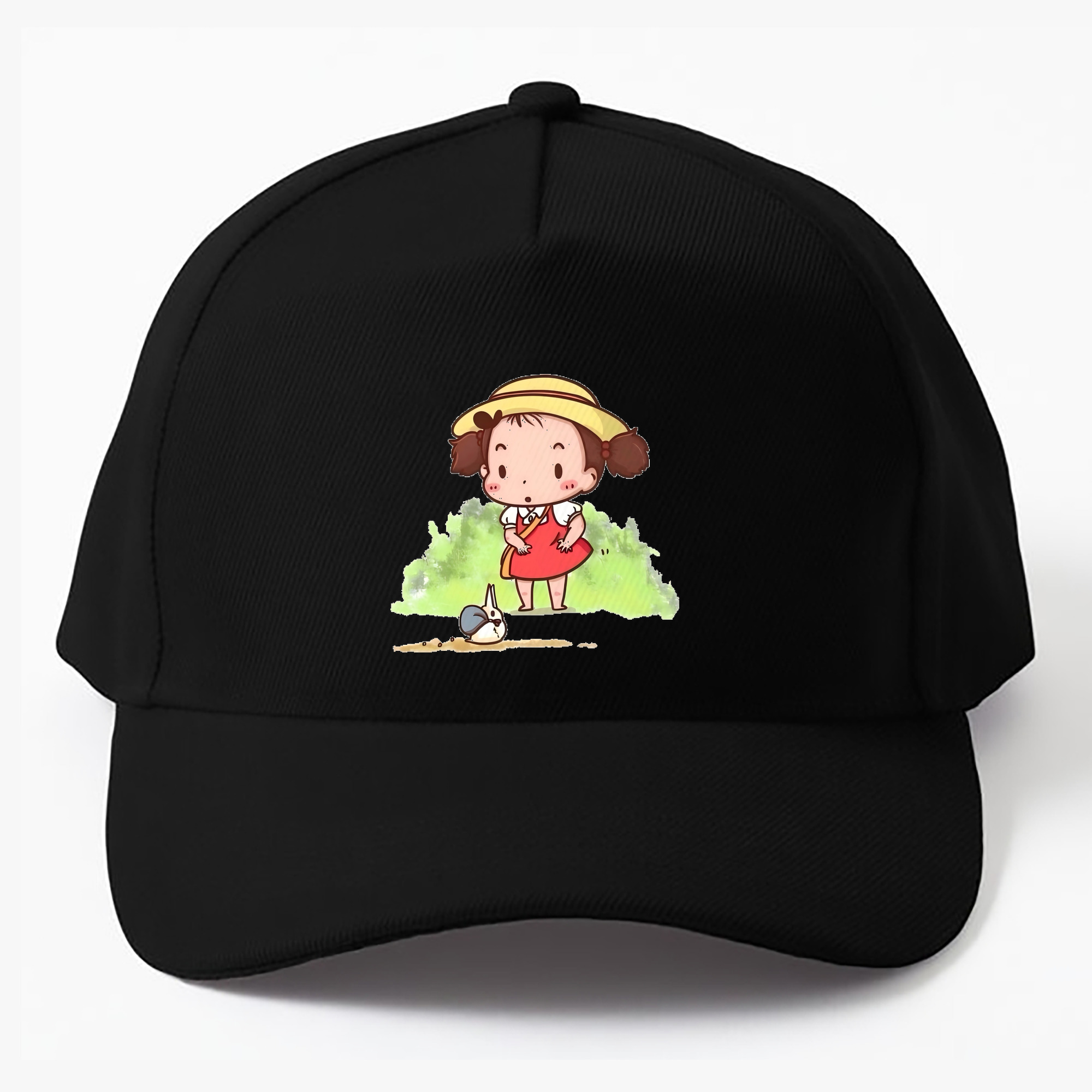（画像用） となりのトトロ 草壁メイ 草壁サツキ My Neighbor Totoro Satsuki Kusakabe Mei Kusakabe ベースボールキャップ 綿100％ 男女兼用 帽子 スポーツ