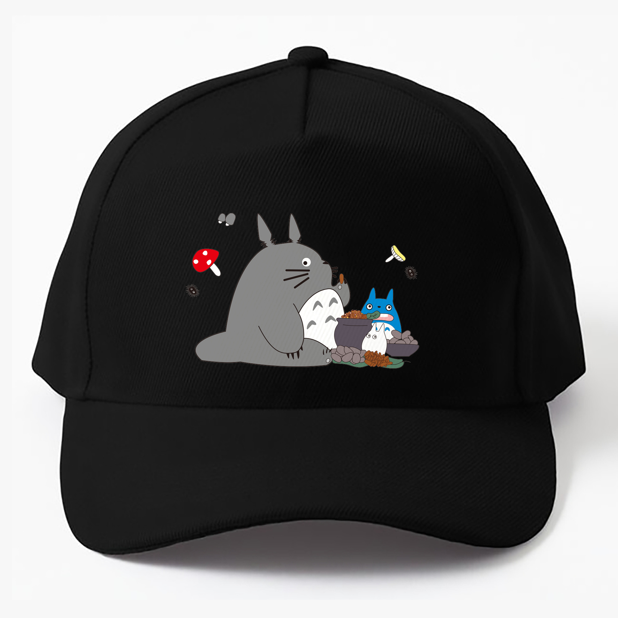 （画像用） となりのトトロ 草壁メイ 草壁サツキ My Neighbor Totoro Satsuki Kusakabe Mei Kusakabe ベースボールキャップ 綿100％ 男女兼用 帽子 スポーツ