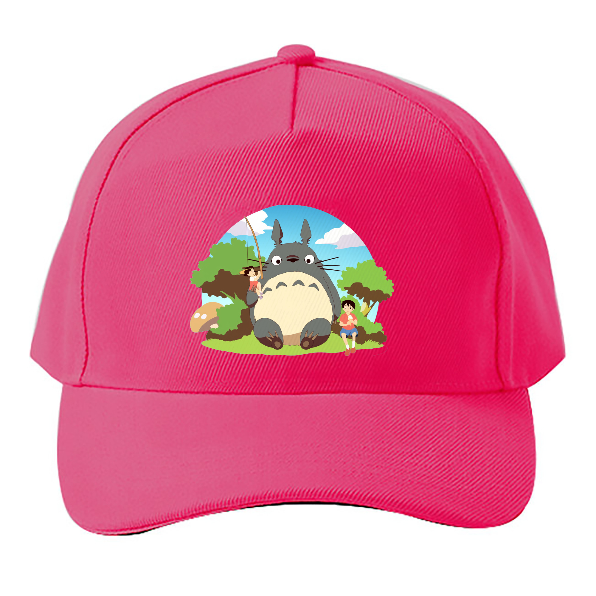 （画像用） となりのトトロ 草壁メイ 草壁サツキ My Neighbor Totoro Satsuki Kusakabe Mei Kusakabe ベースボールキャップ 綿100％ 男女兼用 帽子 スポーツ