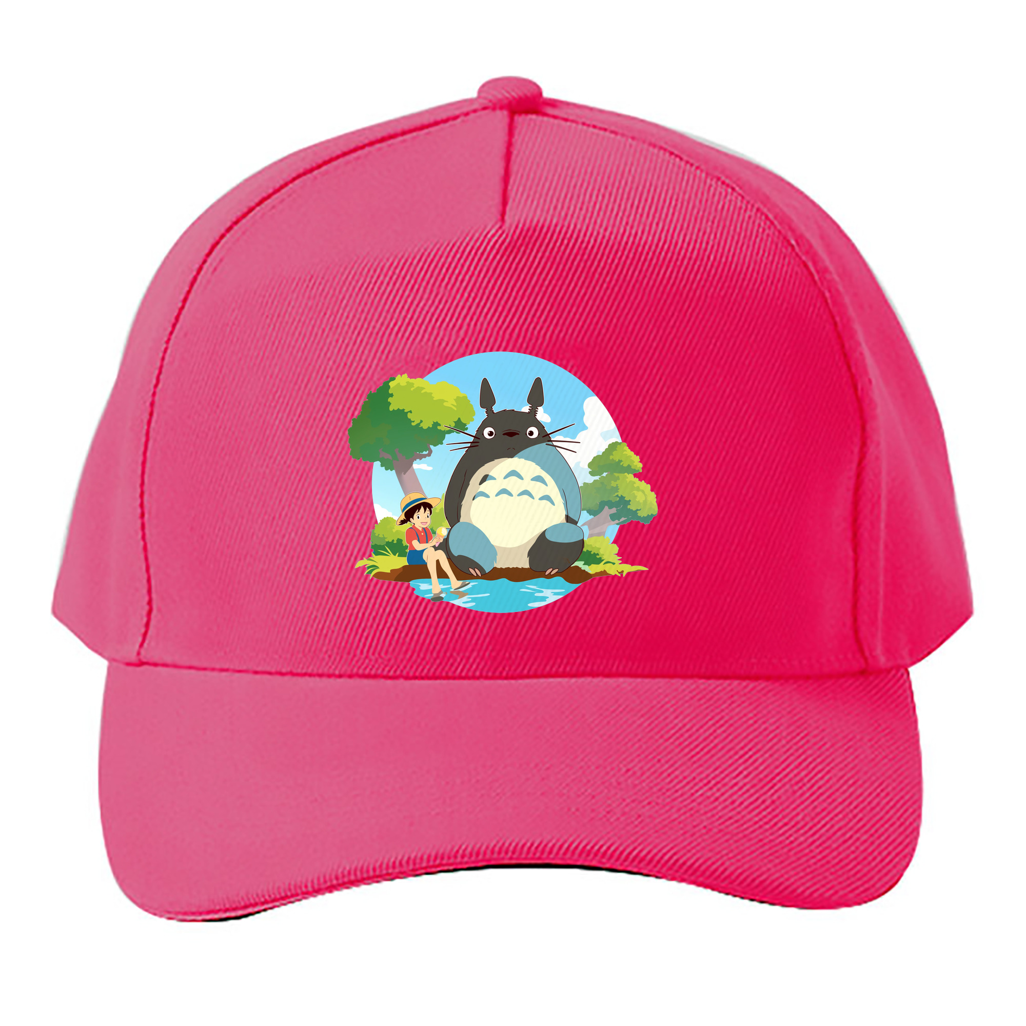 （画像用） となりのトトロ 草壁メイ 草壁サツキ My Neighbor Totoro Satsuki Kusakabe Mei Kusakabe ベースボールキャップ 綿100％ 男女兼用 帽子 スポーツ
