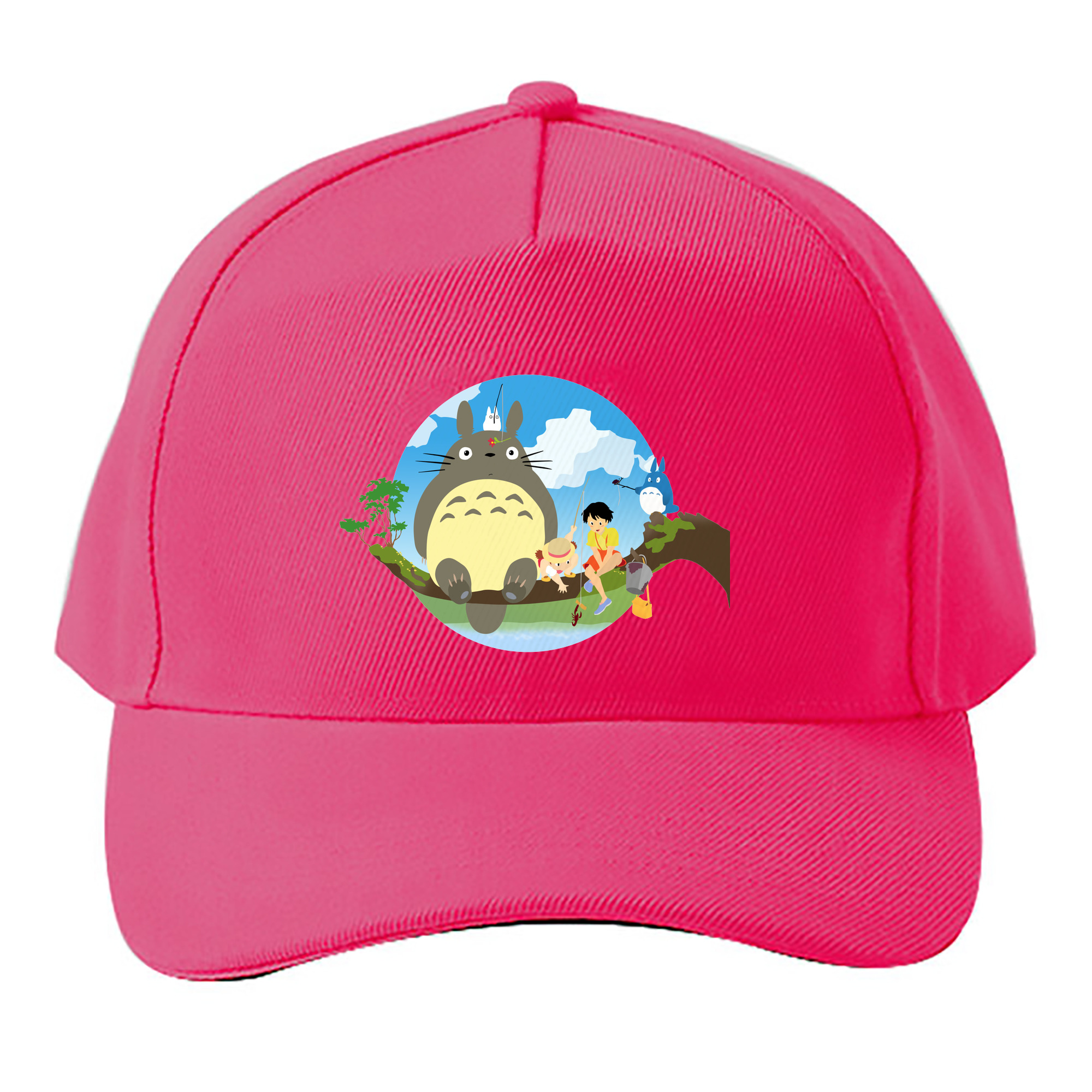 （画像用） となりのトトロ 草壁メイ 草壁サツキ My Neighbor Totoro Satsuki Kusakabe Mei Kusakabe ベースボールキャップ 綿100％ 男女兼用 帽子 スポーツ